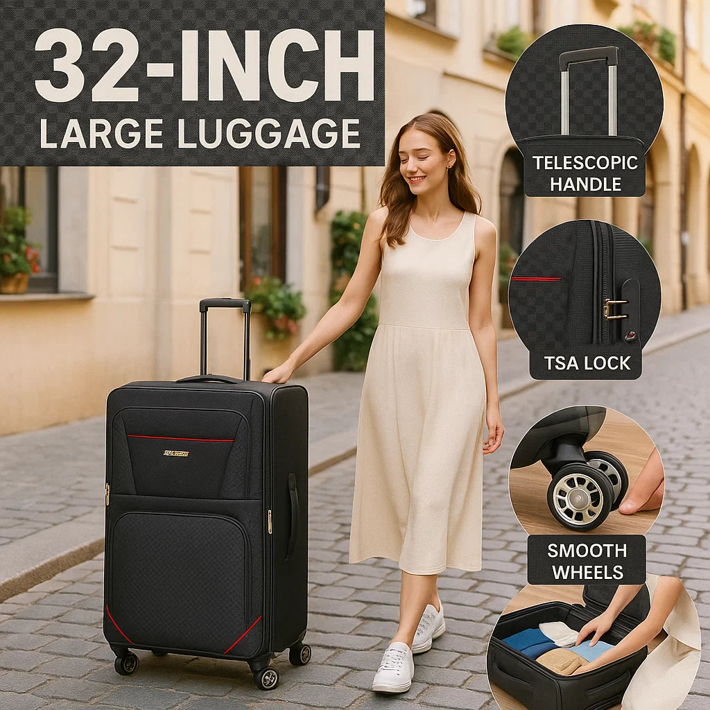 NEW YORK XPRESS XH-2601 SOFT LUGGAGE 5 PIECE (20" 26" 28" 30" 32")