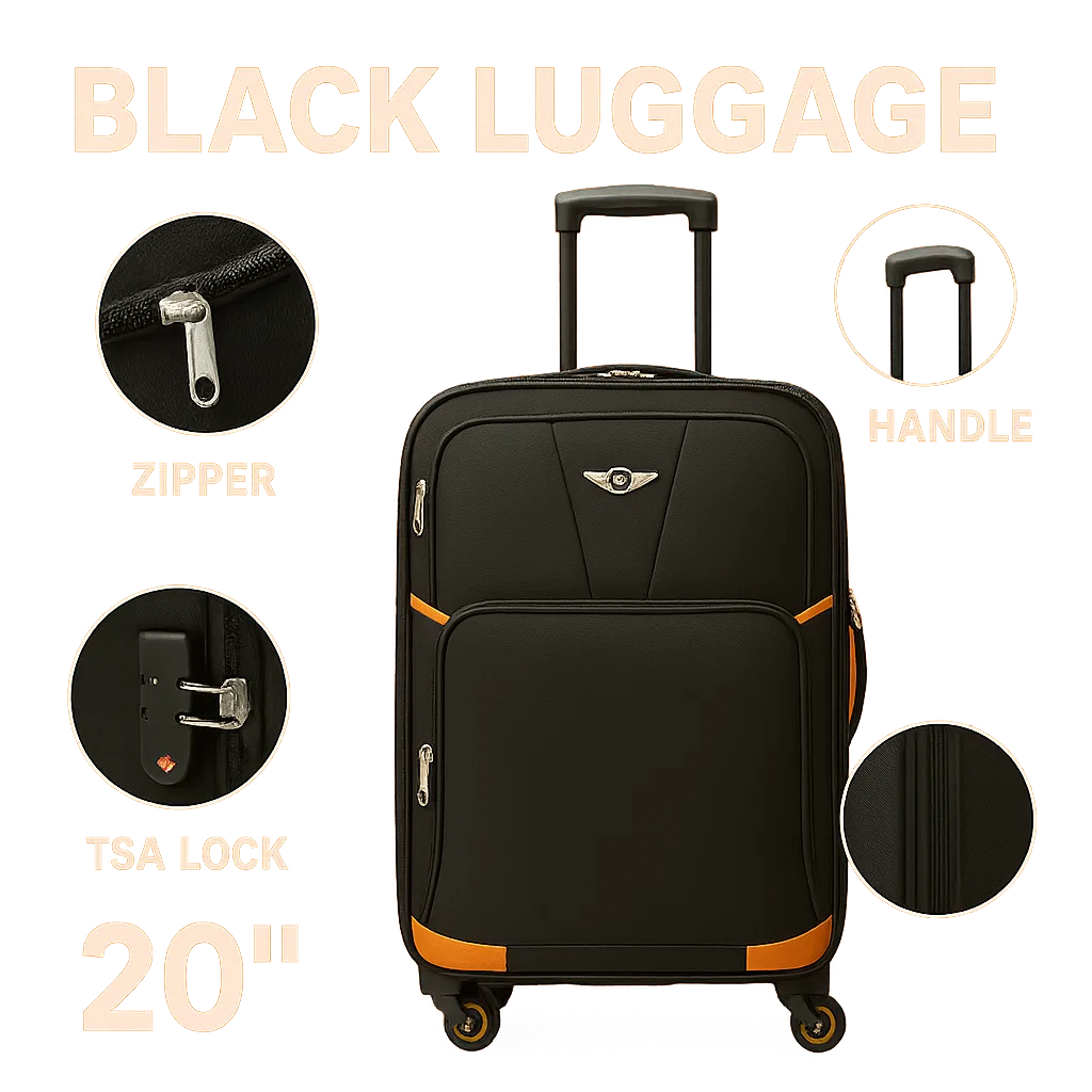 NEW YORK XPRESS XH-1717 LUGGAGE SOFTSIDE SUITCASE (20" 24" 28" 32")