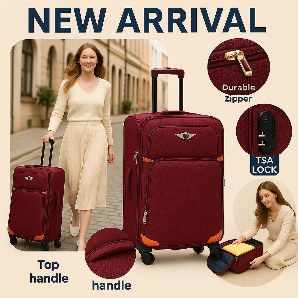 NEW YORK XPRESS XH-1717 LUGGAGE SOFTSIDE SUITCASE (20" 24" 28" 32")