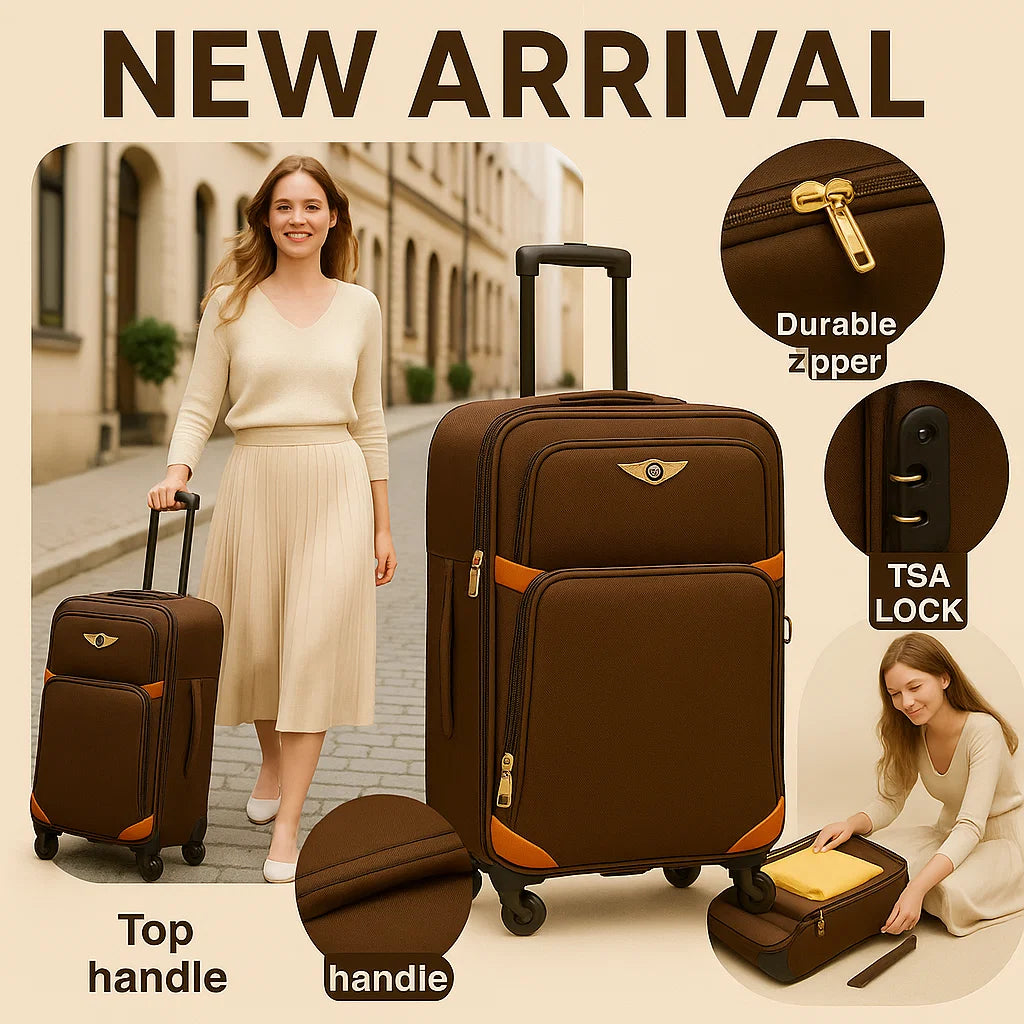 NEW YORK XPRESS XH-1717 LUGGAGE SOFTSIDE SUITCASE (20" 24" 28" 32")