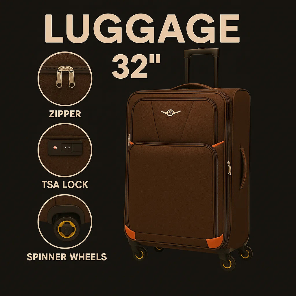 NEW YORK XPRESS XH-1717 LUGGAGE SOFTSIDE SUITCASE (20" 24" 28" 32")