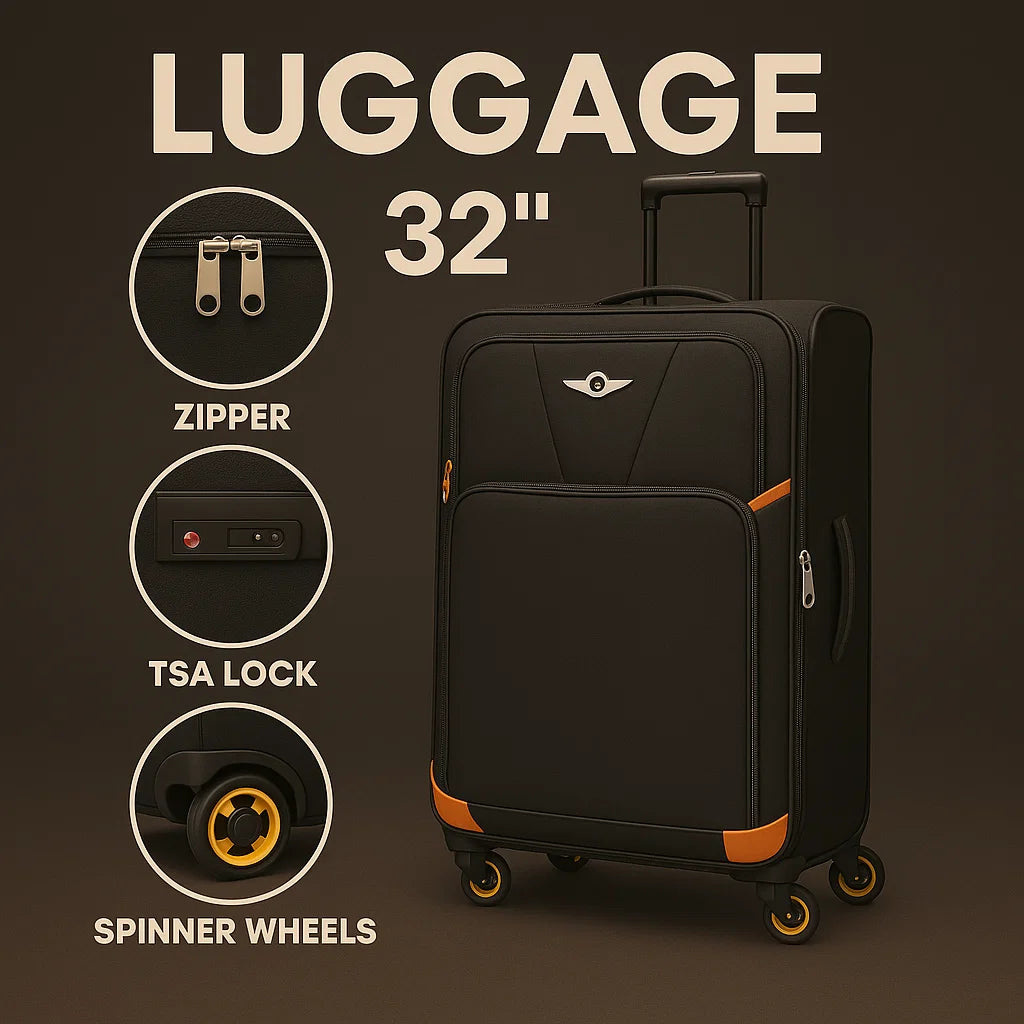 NEW YORK XPRESS XH-1717 LUGGAGE SOFTSIDE SUITCASE (20" 24" 28" 32")