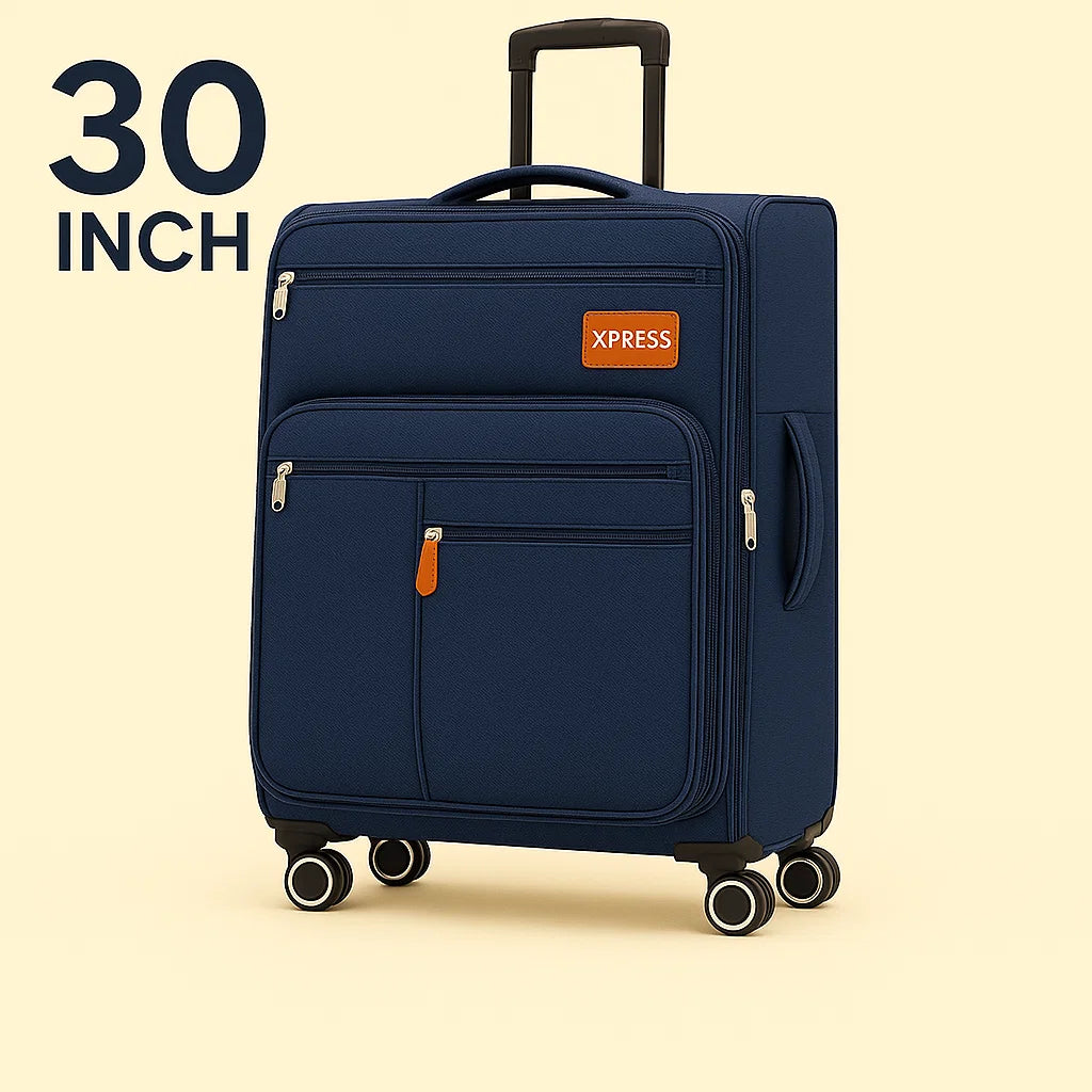 NEW YORK XPRESS XJ-1901 Softside Spinner Luggage – Lightweight, Durable & Sleek Travel Companion (20" 26" 30")