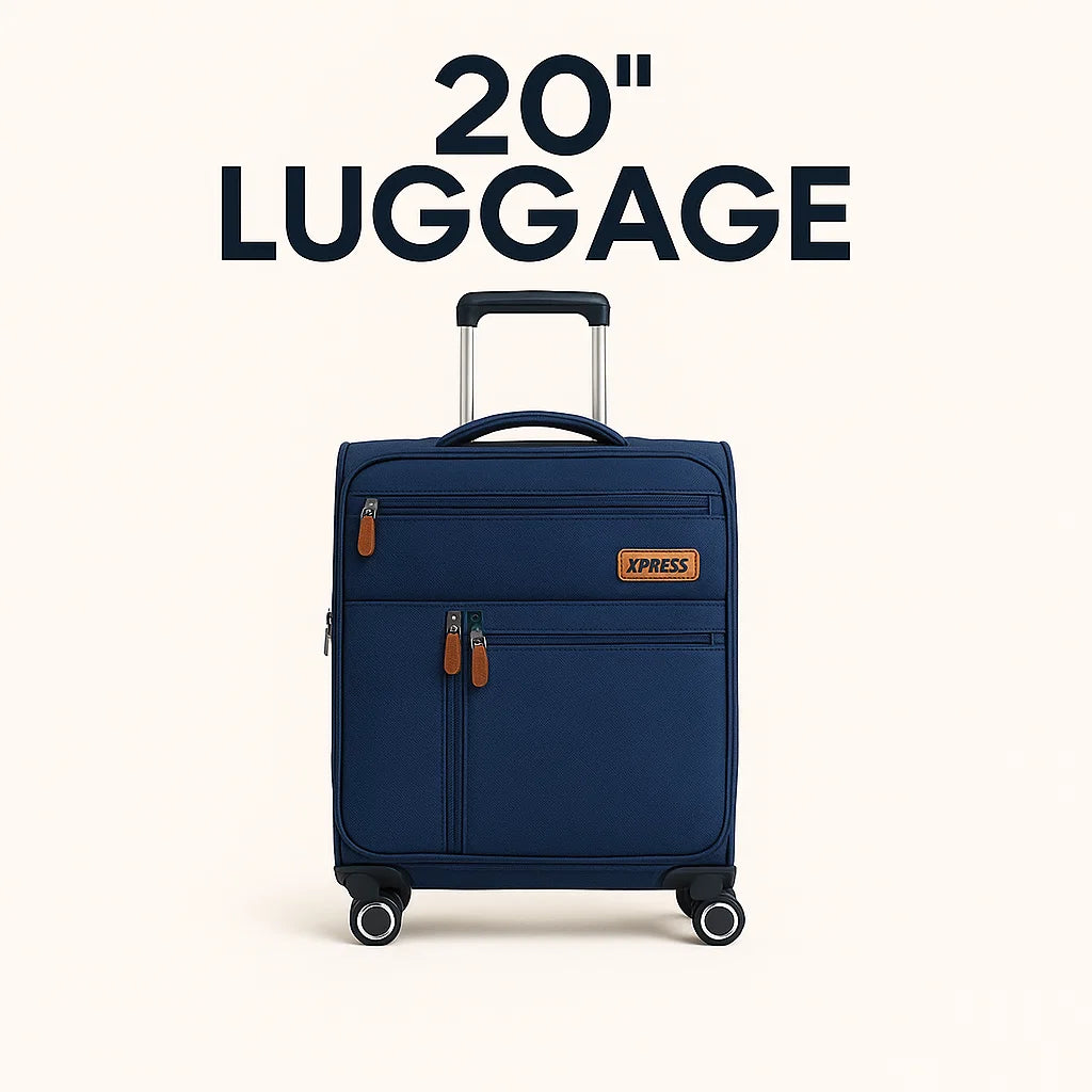 NEW YORK XPRESS XJ-1901 Softside Spinner Luggage – Lightweight, Durable & Sleek Travel Companion (20" 26" 30")