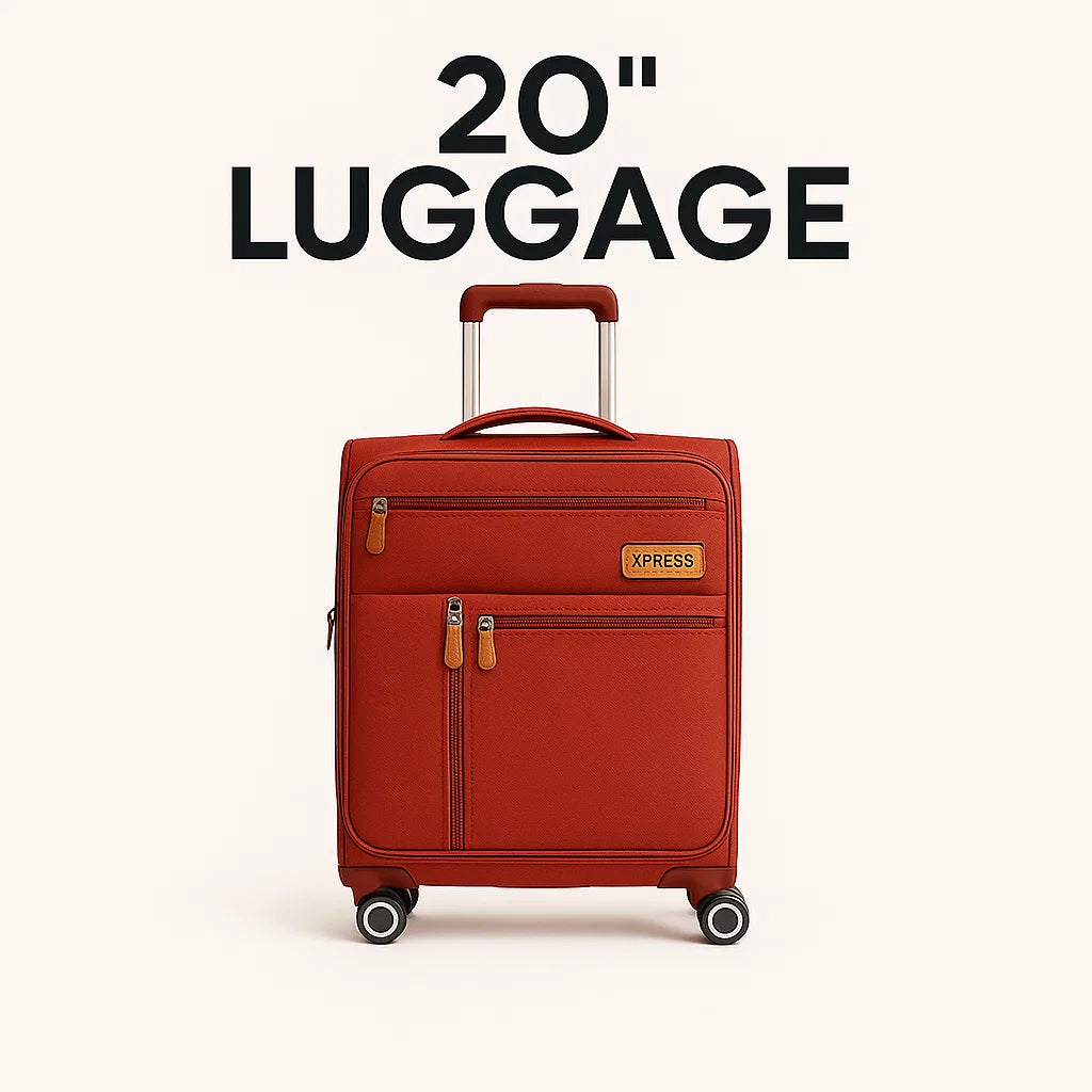 NEW YORK XPRESS XJ-1901 Softside Spinner Luggage – Lightweight, Durable & Sleek Travel Companion (20" 26" 30")