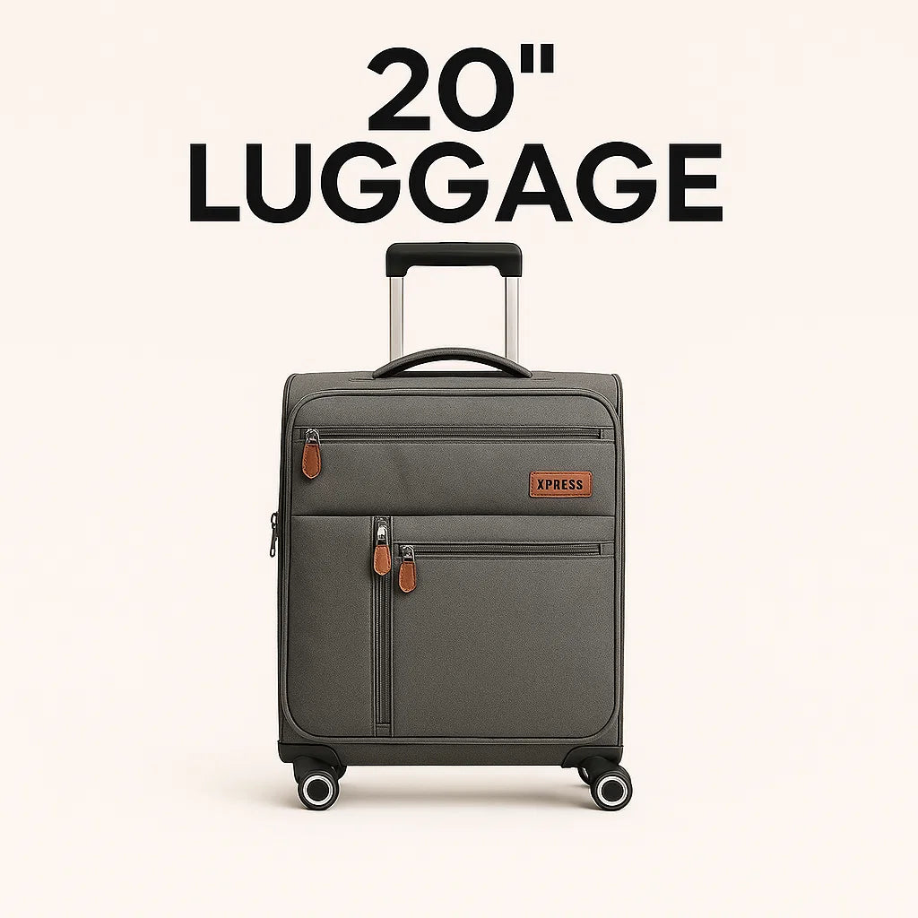 NEW YORK XPRESS XJ-1901 Softside Spinner Luggage – Lightweight, Durable & Sleek Travel Companion (20" 26" 30")