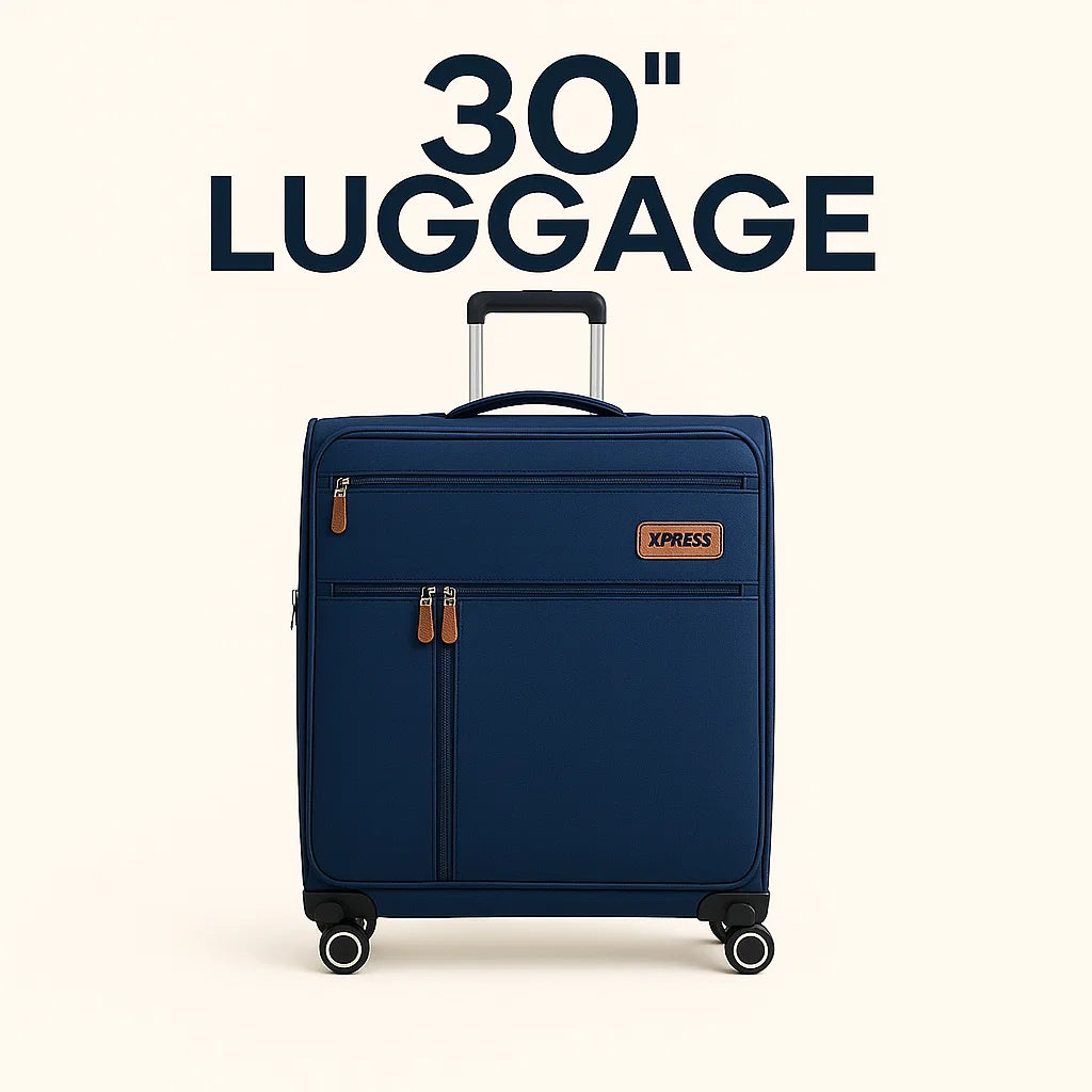 NEW YORK XPRESS XJ-1901 Softside Spinner Luggage – Lightweight, Durable & Sleek Travel Companion (20" 26" 30")