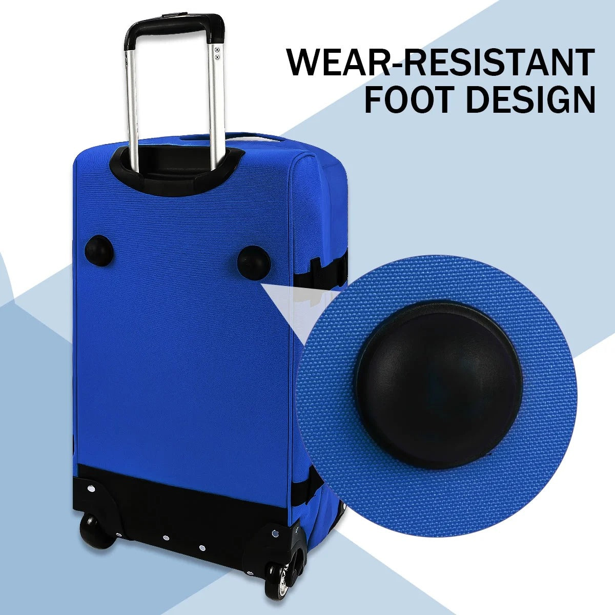 NEW YORK XPRESS 3PCS Soft side Roller Luggage Set, Waterproof Rolling Suitcase, Wheeled Travel Duffel Luggage for All Trip & Adventure,20in+26in+30in