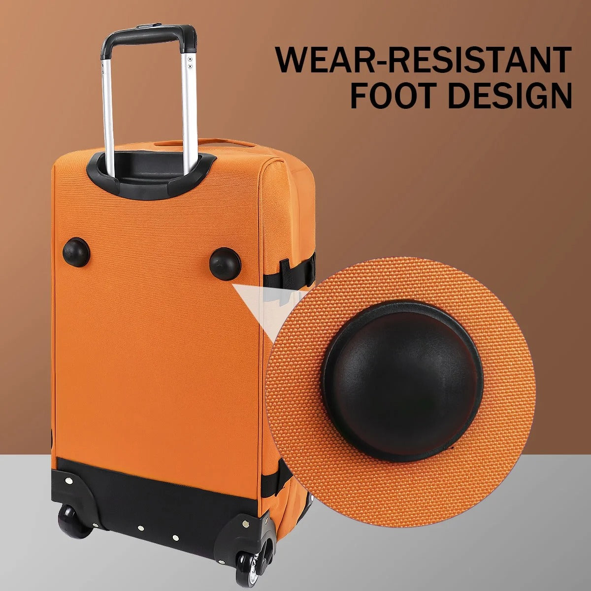 NEW YORK XPRESS 3PCS Soft side Roller Luggage Set, Waterproof Rolling Suitcase, Wheeled Travel Duffel Luggage for All Trip & Adventure,20in+26in+30in