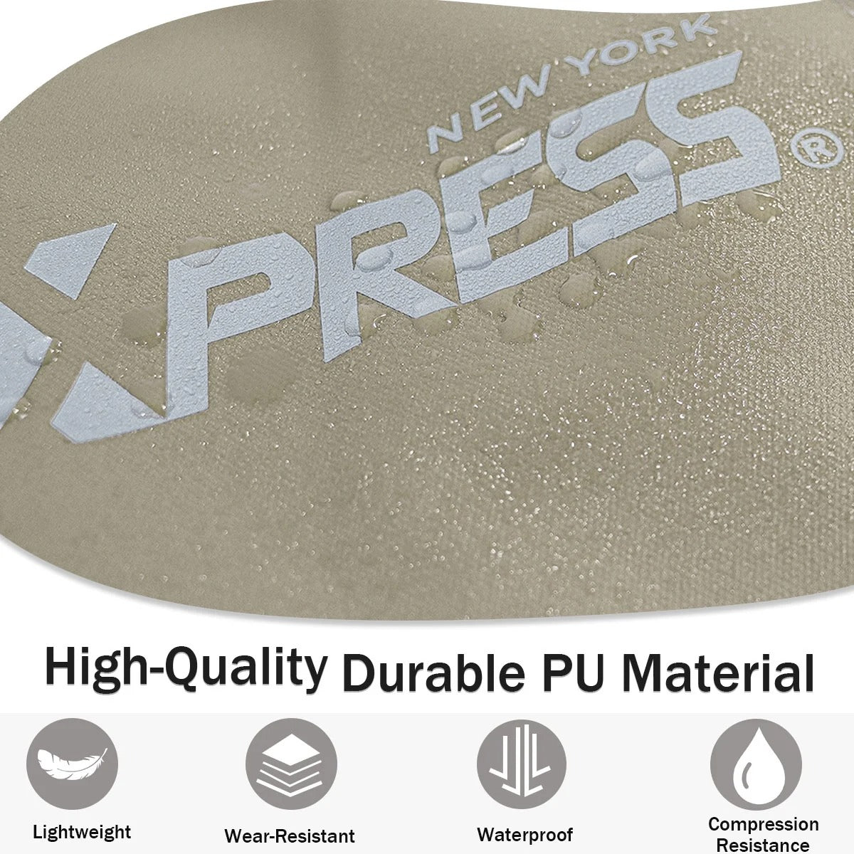 NEW YORK XPRESS 3PCS Soft side Roller Luggage Set, Waterproof Rolling Suitcase, Wheeled Travel Duffel Luggage for All Trip & Adventure,20in+26in+30in