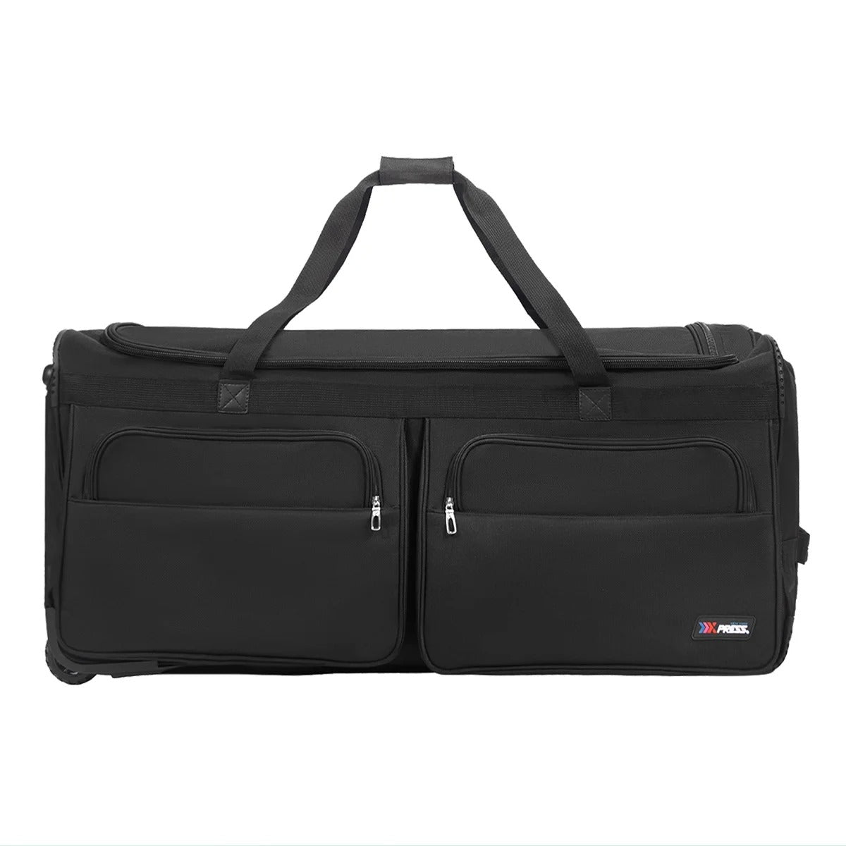 New York XPress Rolling Duffel Bag with Wheels, Wheeled Duffle Bag Luggage with Retractable Handle, Foldable Travel Bag Large for Women & Men