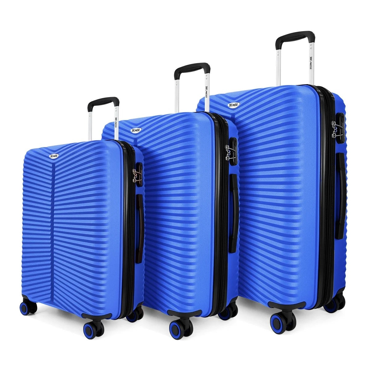 NEW YORK XPRESS Luggage Sets 3 Piece Hard side Expandable Luggage Sets with Spinner Wheels,Lightweight Hard Shell Travel Suitcase for Going Abroad,Family Trips (20/24/28in)