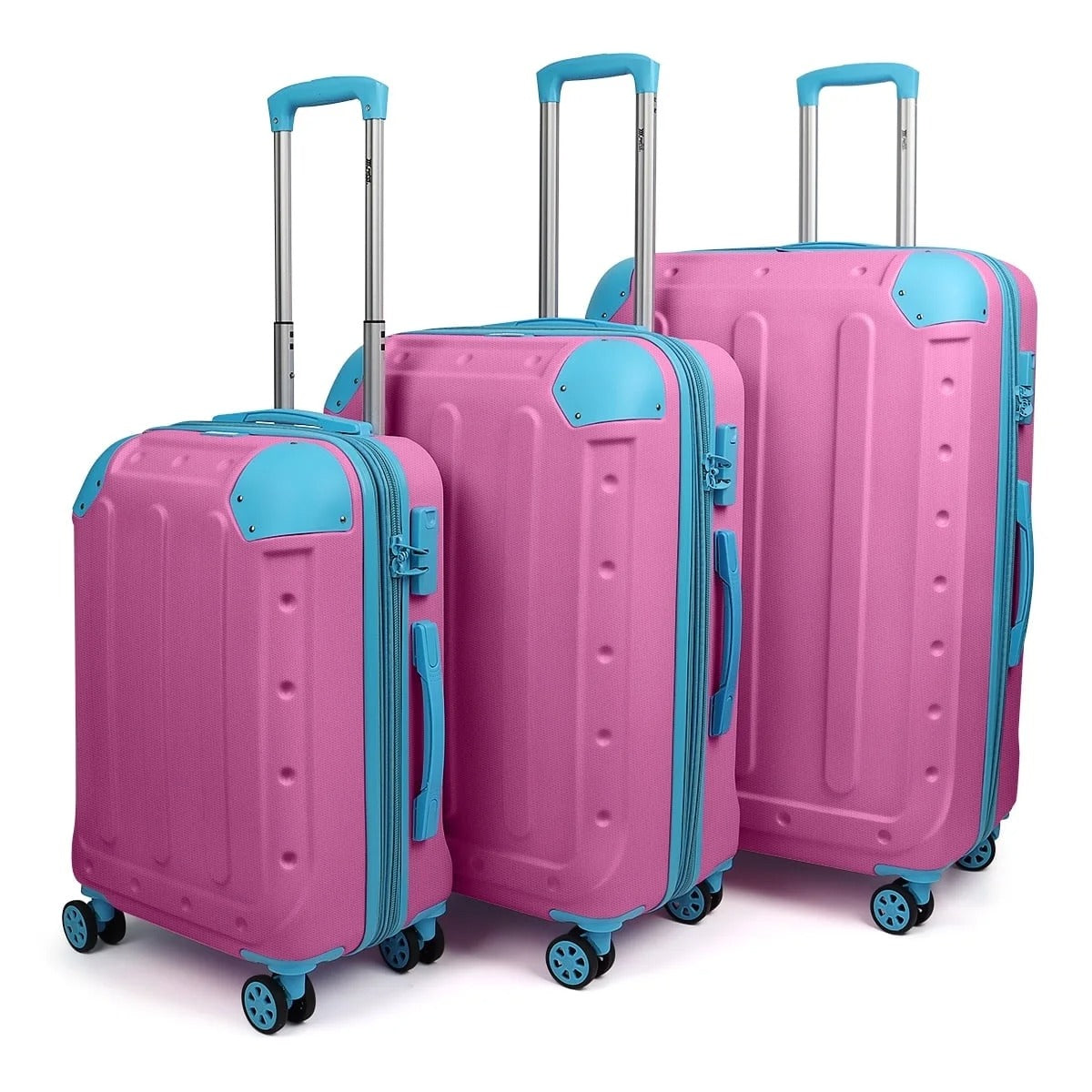 NEW YORK XPRESS 3PCS Luggage Set (20"/24"/28") Hardshell Expandable Suitcase with 4 Double Spinner Wheels, Lightweight Hardside ABS Luggage, Travel Suitcase Set for Women & Men