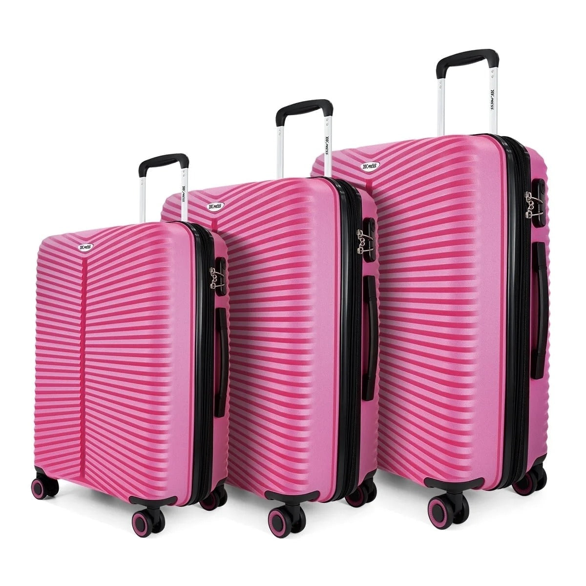 NEW YORK XPRESS Luggage Sets 3 Piece Hard side Expandable Luggage Sets with Spinner Wheels,Lightweight Hard Shell Travel Suitcase for Going Abroad,Family Trips (20/24/28in)