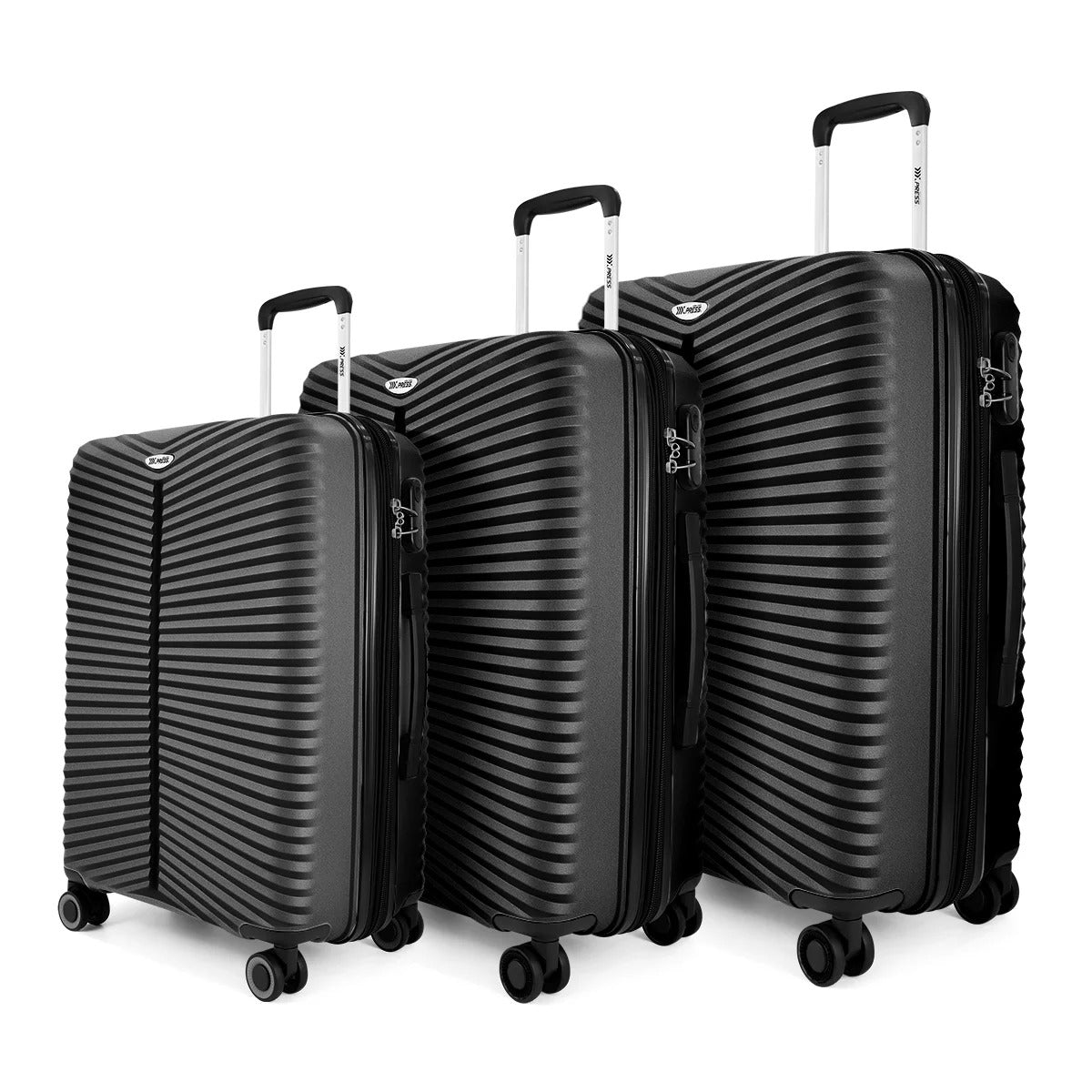 NEW YORK XPRESS Luggage Sets 3 Piece Hard side Expandable Luggage Sets with Spinner Wheels,Lightweight Hard Shell Travel Suitcase for Going Abroad,Family Trips (20/24/28in)