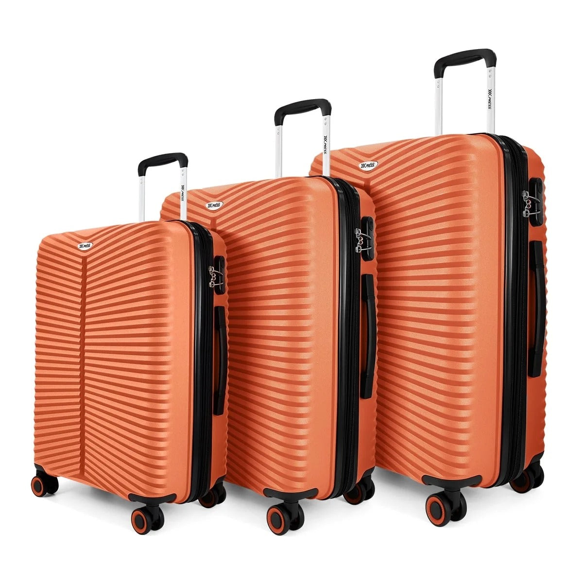 NEW YORK XPRESS Luggage Sets 3 Piece Hard side Expandable Luggage Sets with Spinner Wheels,Lightweight Hard Shell Travel Suitcase for Going Abroad,Family Trips (20/24/28in)
