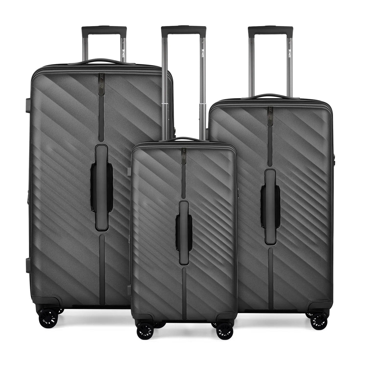 NEW YORK XPRESS 3 Piece Luggage Sets with Spinner Wheels, PP Hardshell Expandable Luggage with TSA Lock, Hardside Lightweight Suitcase Set-20" Carry on Luggage,26"Checked Luggage,30" Checked Luggage