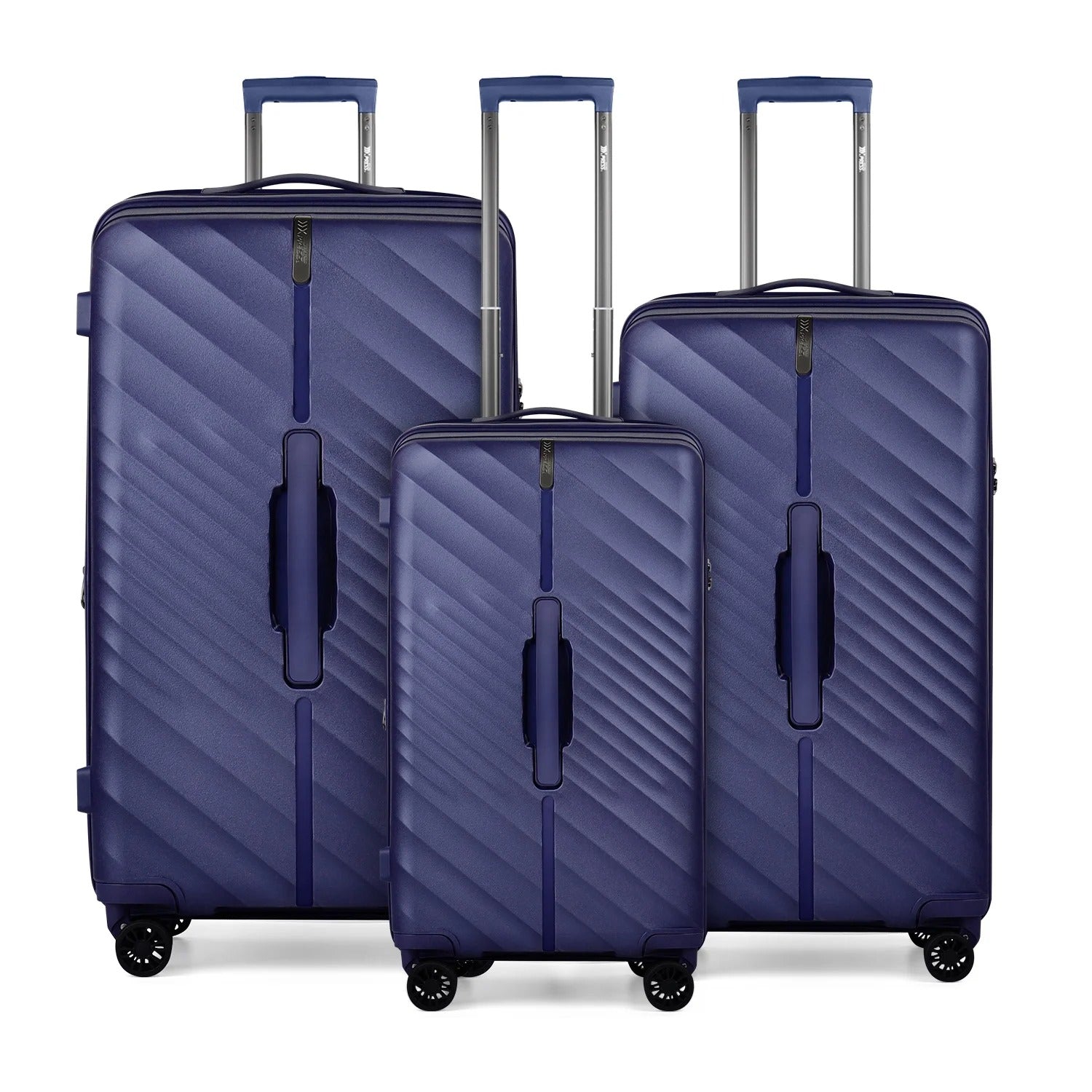 NEW YORK XPRESS 3 Piece Luggage Sets with Spinner Wheels, PP Hardshell Expandable Luggage with TSA Lock, Hardside Lightweight Suitcase Set-20" Carry on Luggage,26"Checked Luggage,30" Checked Luggage