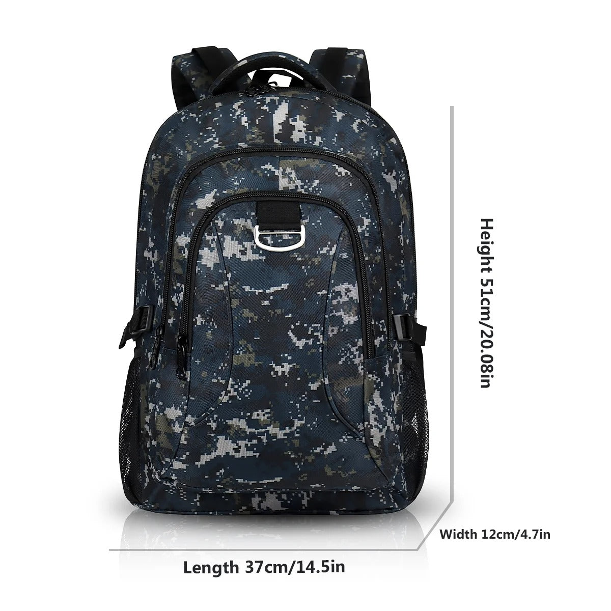 NEW YORK XPRESS Large Camo Backpacks for Men & Women,Waterproof Travel Backpack with Water Bottle Holder ,30L Lightweight Hiking Backpack for Daily Work School Outdoor