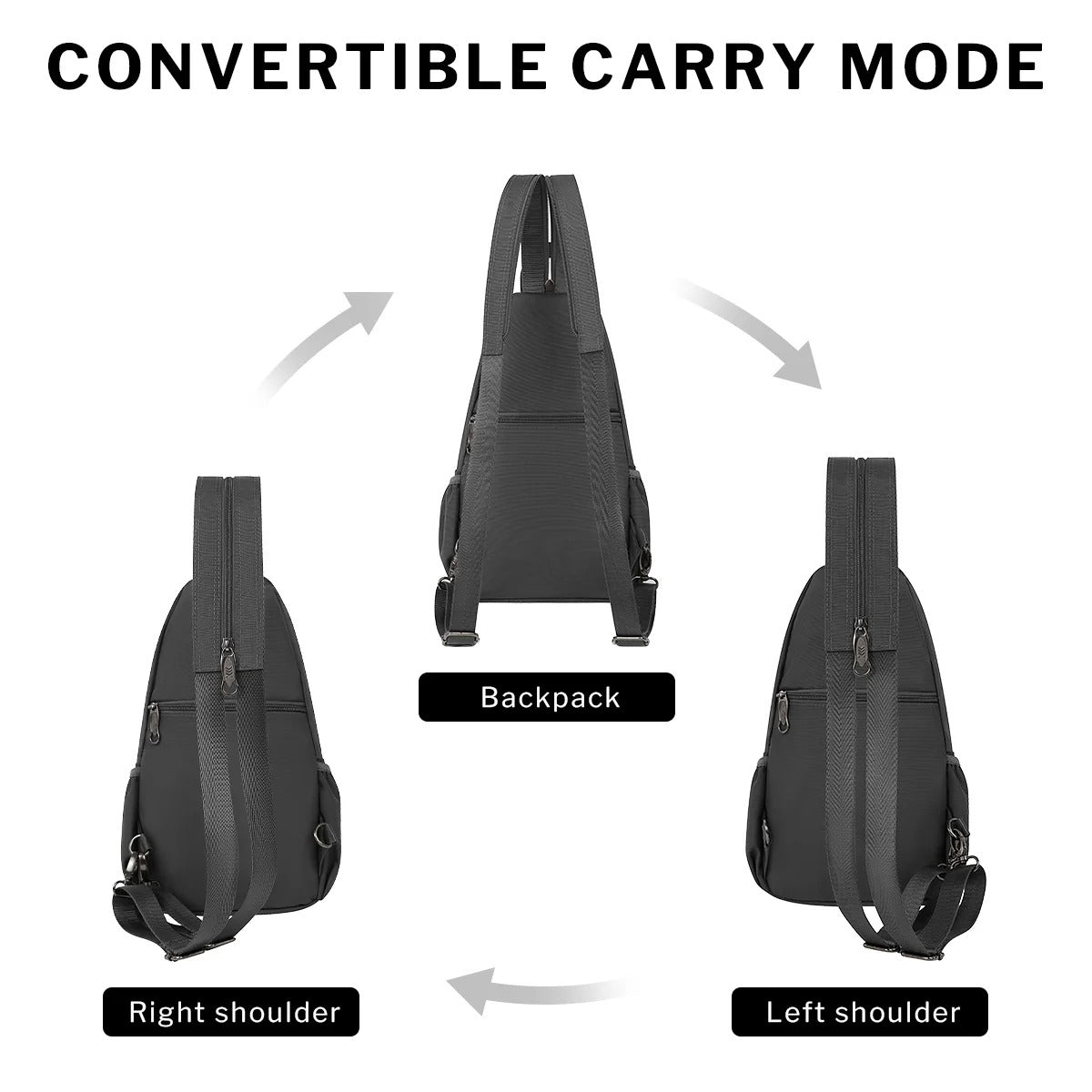 NEW YORK XPRESS BP-8610 Sling Bags, Waterproof Crossbody Single  or Double Shoulder 16"