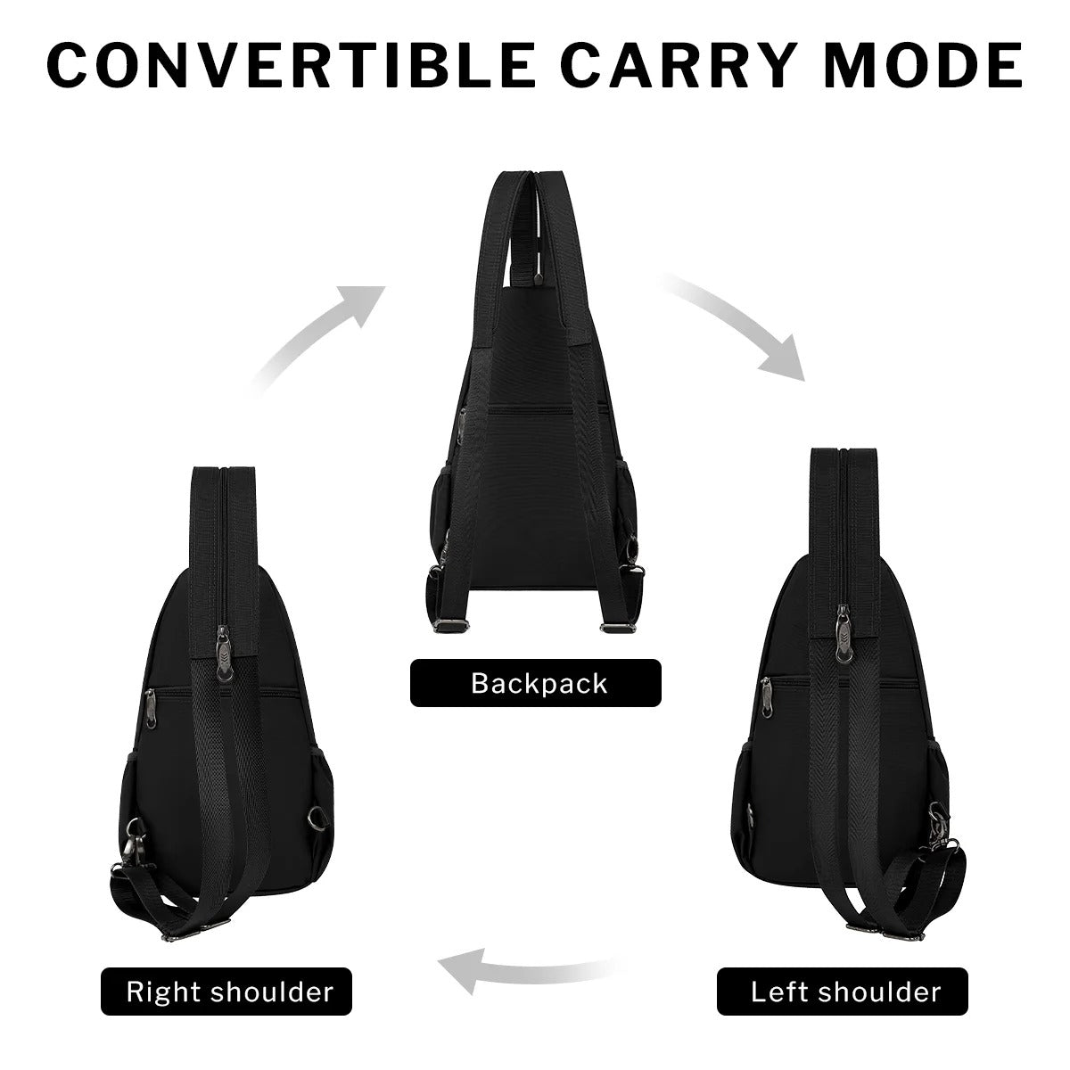 NEW YORK XPRESS BP-8610 Sling Bags, Waterproof Crossbody Single  or Double Shoulder 16"