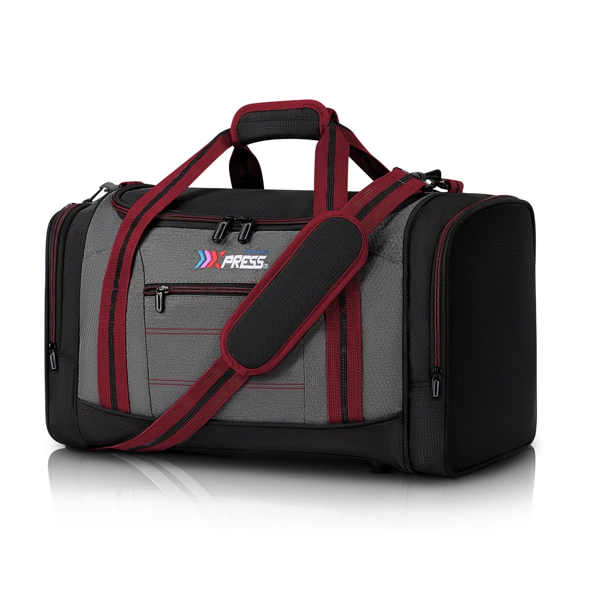 20" Travel Duffel Bags for Women Men,45L Foldable Sports Gym Bag with Adjustable Strap,Lightweight & Tear Resistant Weekender Overnight Bag for Yoga Beach Short Trip