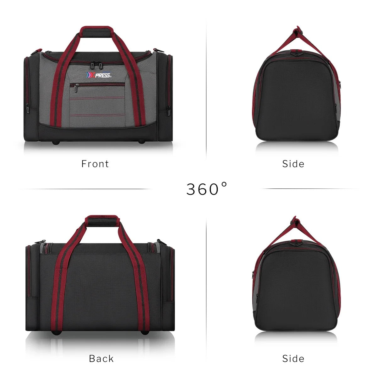 20" Travel Duffel Bags for Women Men,45L Foldable Sports Gym Bag with Adjustable Strap,Lightweight & Tear Resistant Weekender Overnight Bag for Yoga Beach Short Trip