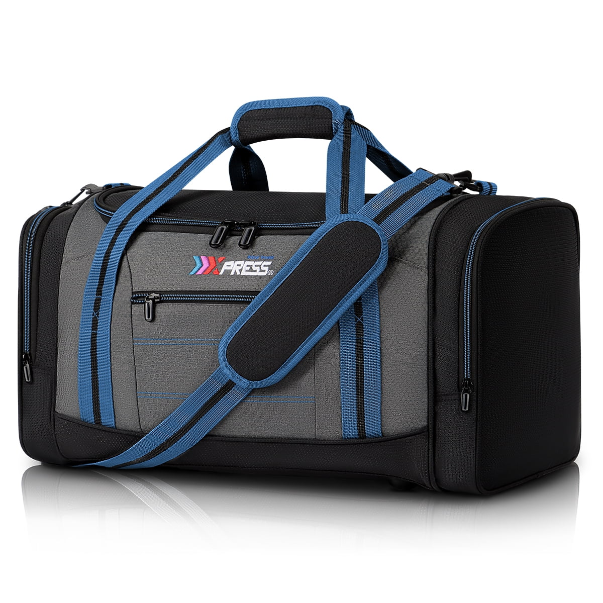 20" Travel Duffel Bags for Women Men,45L Foldable Sports Gym Bag with Adjustable Strap,Lightweight & Tear Resistant Weekender Overnight Bag for Yoga Beach Short Trip