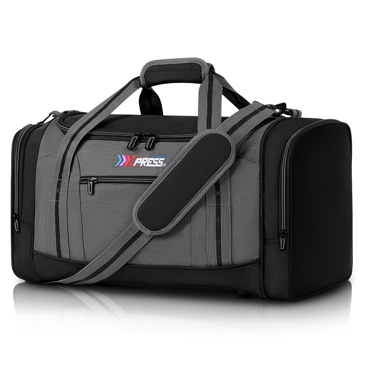 20" Travel Duffel Bags for Women Men,45L Foldable Sports Gym Bag with Adjustable Strap,Lightweight & Tear Resistant Weekender Overnight Bag for Yoga Beach Short Trip
