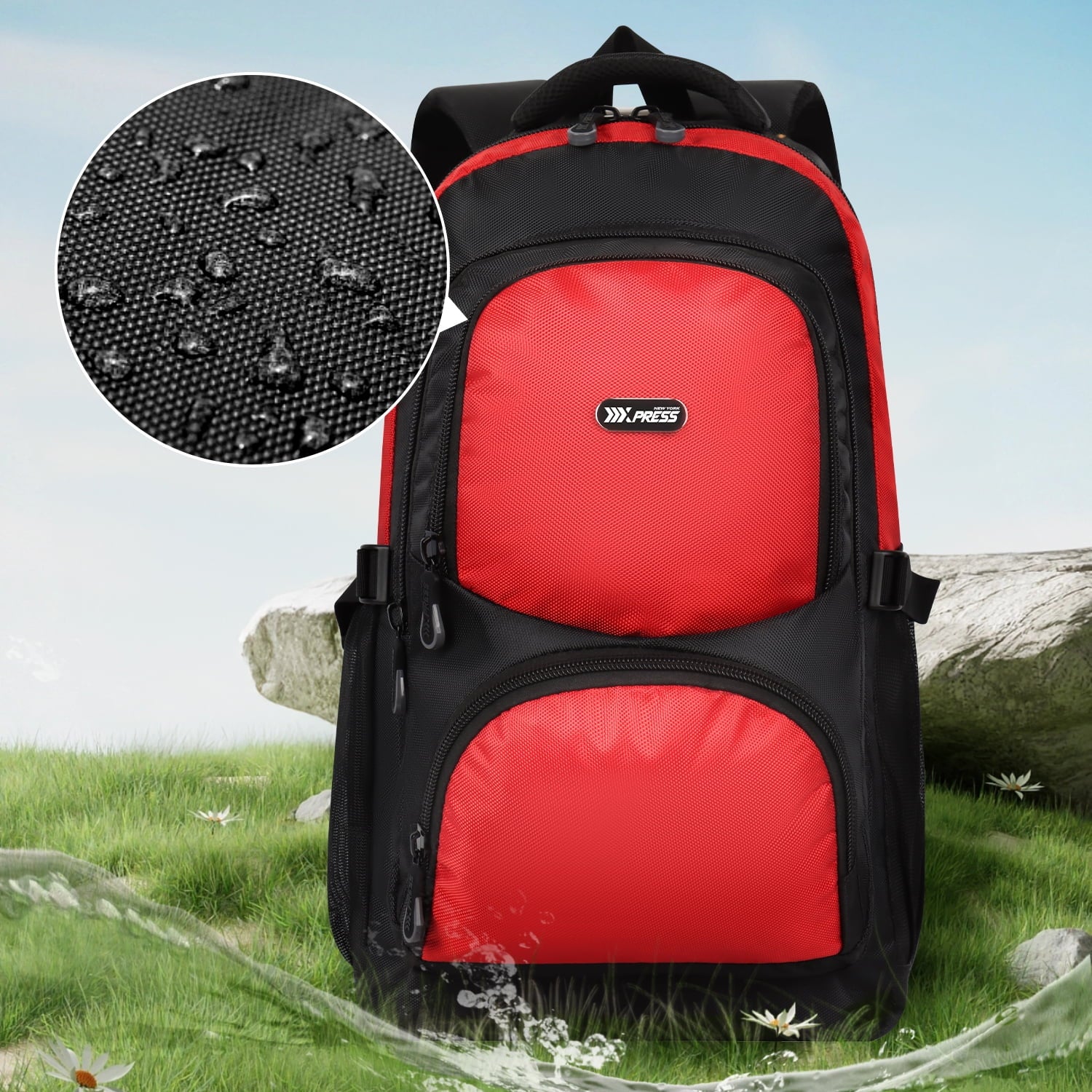 NEW YORK XPRESS B022 Travel Backpack, Lightweight,  Water Resistant, 22"