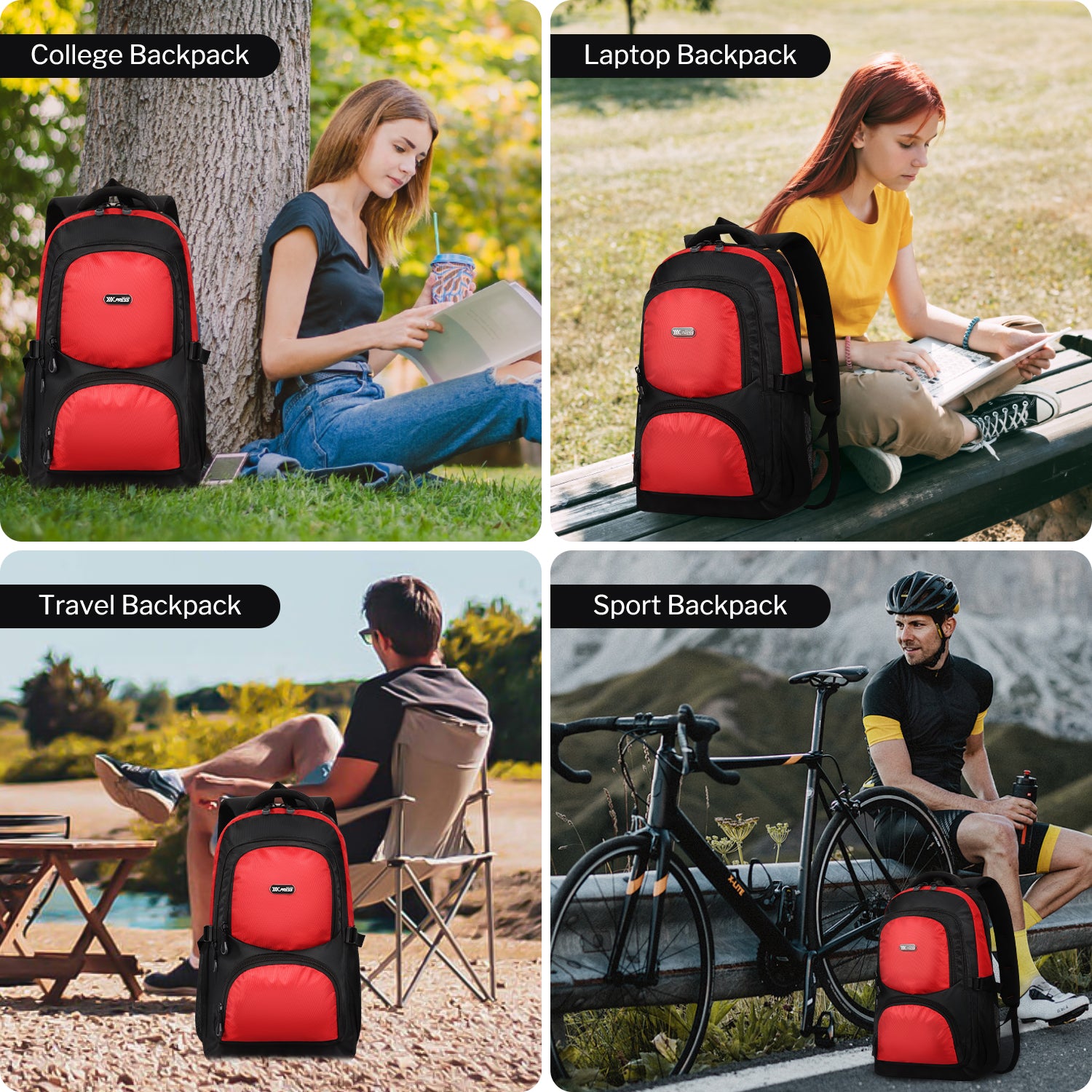 NEW YORK XPRESS B022 Travel Backpack, Lightweight,  Water Resistant, 22"