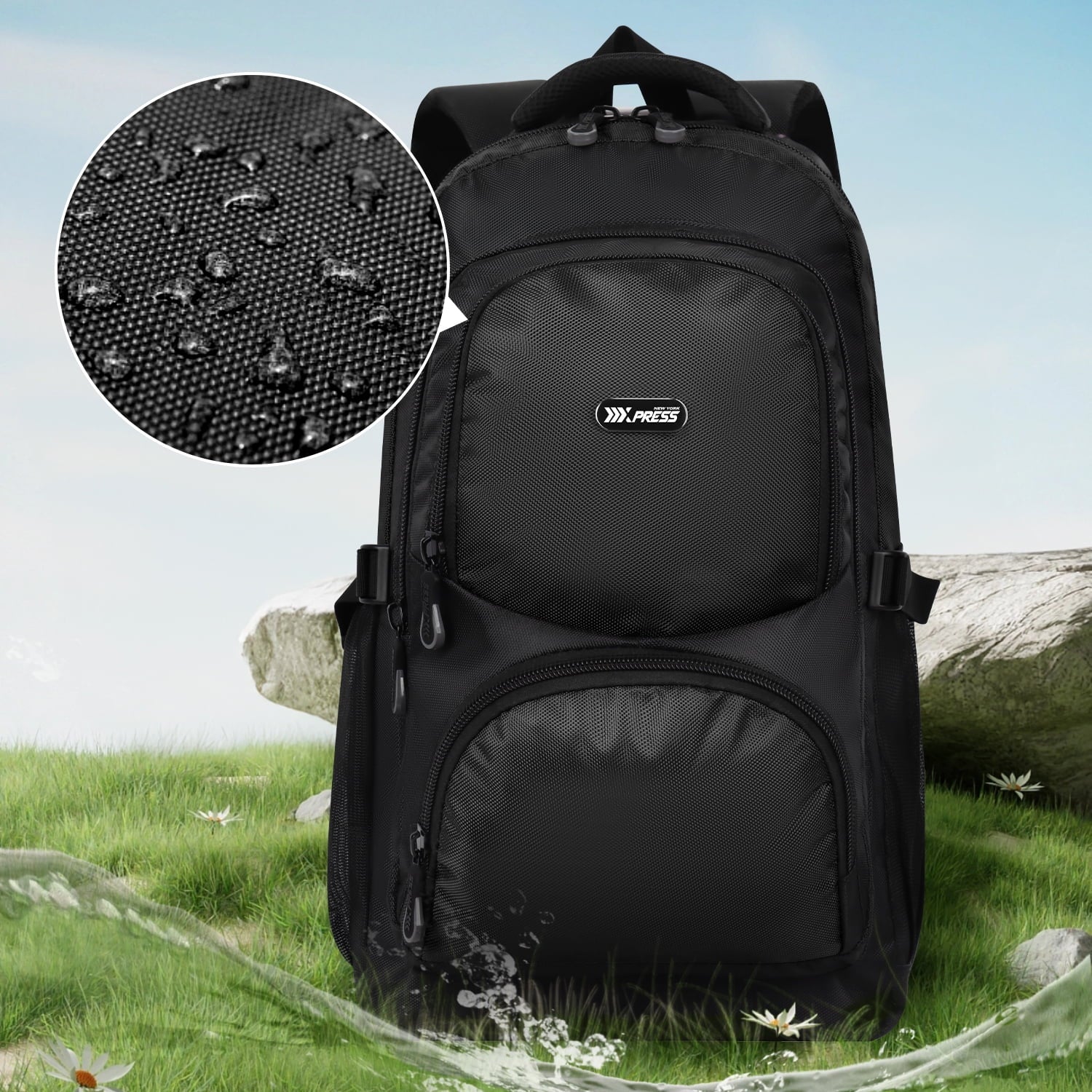 NEW YORK XPRESS B022 Travel Backpack, Lightweight,  Water Resistant, 22"