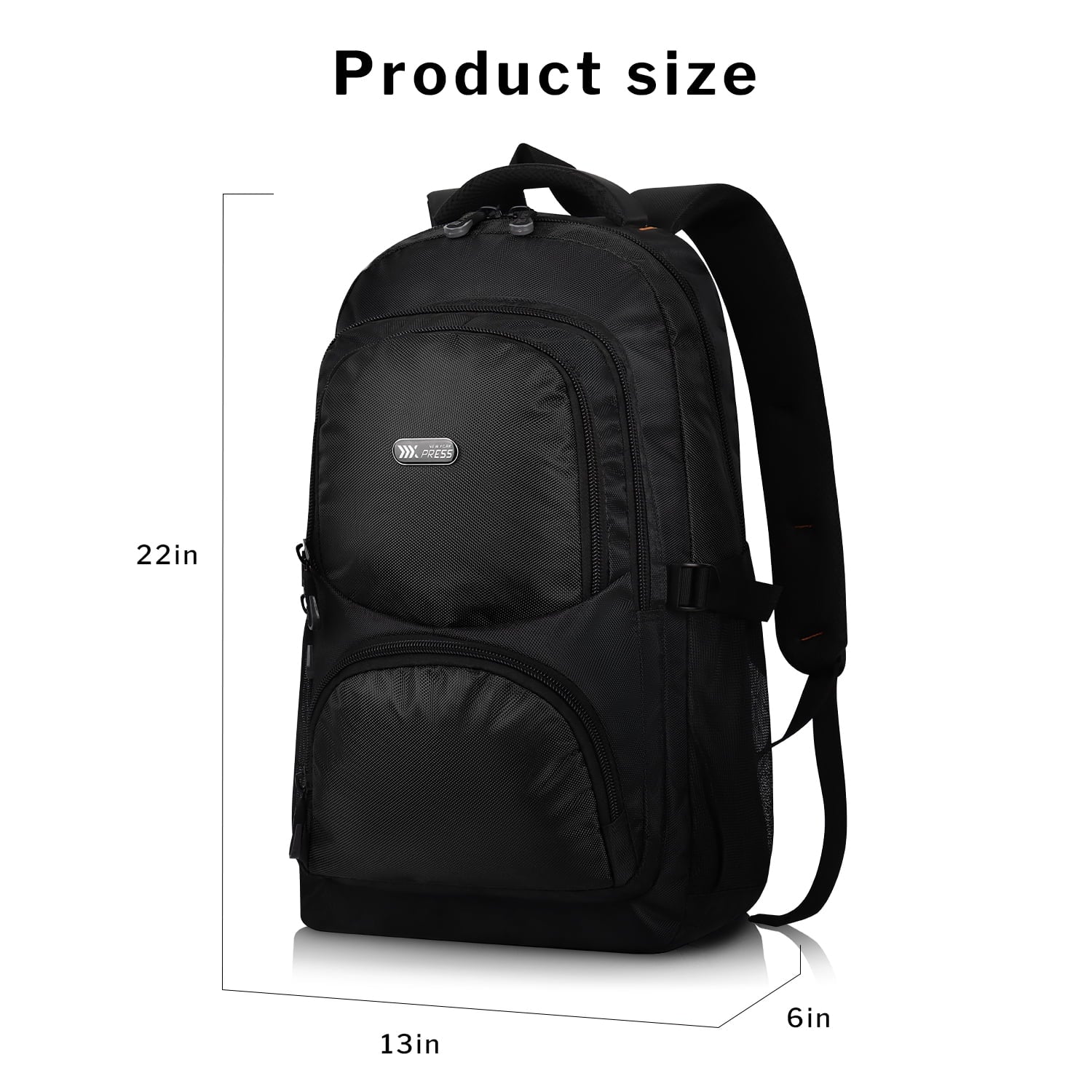 NEW YORK XPRESS B022 Travel Backpack, Lightweight,  Water Resistant, 22"