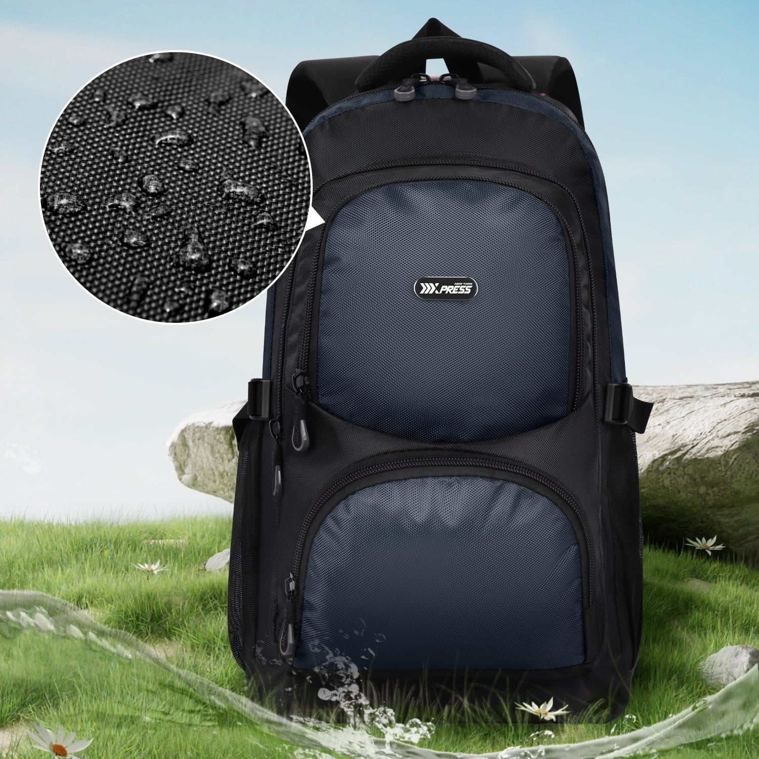 NEW YORK XPRESS B022 Travel Backpack, Lightweight,  Water Resistant, 22"