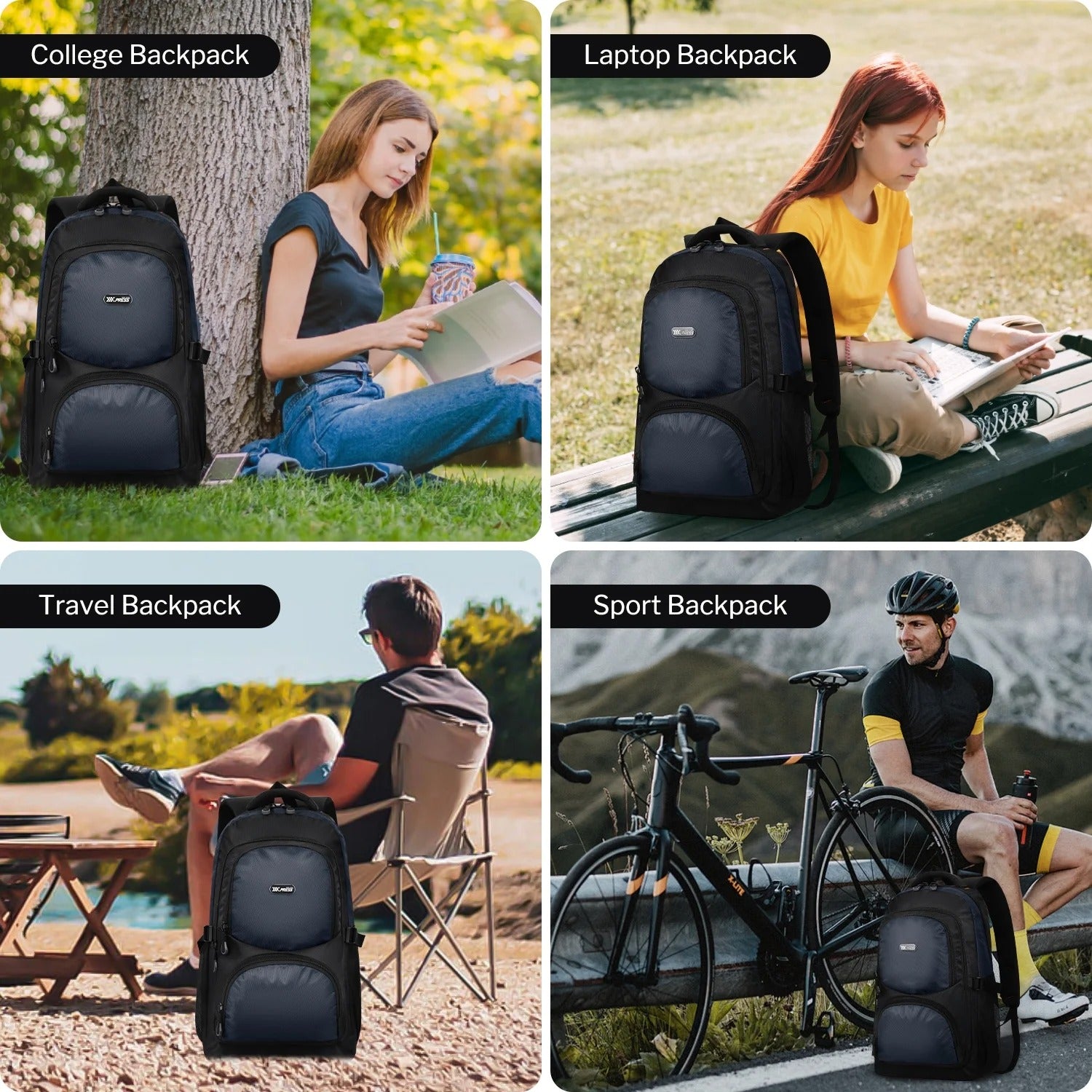 NEW YORK XPRESS B022 Travel Backpack, Lightweight,  Water Resistant, 22"