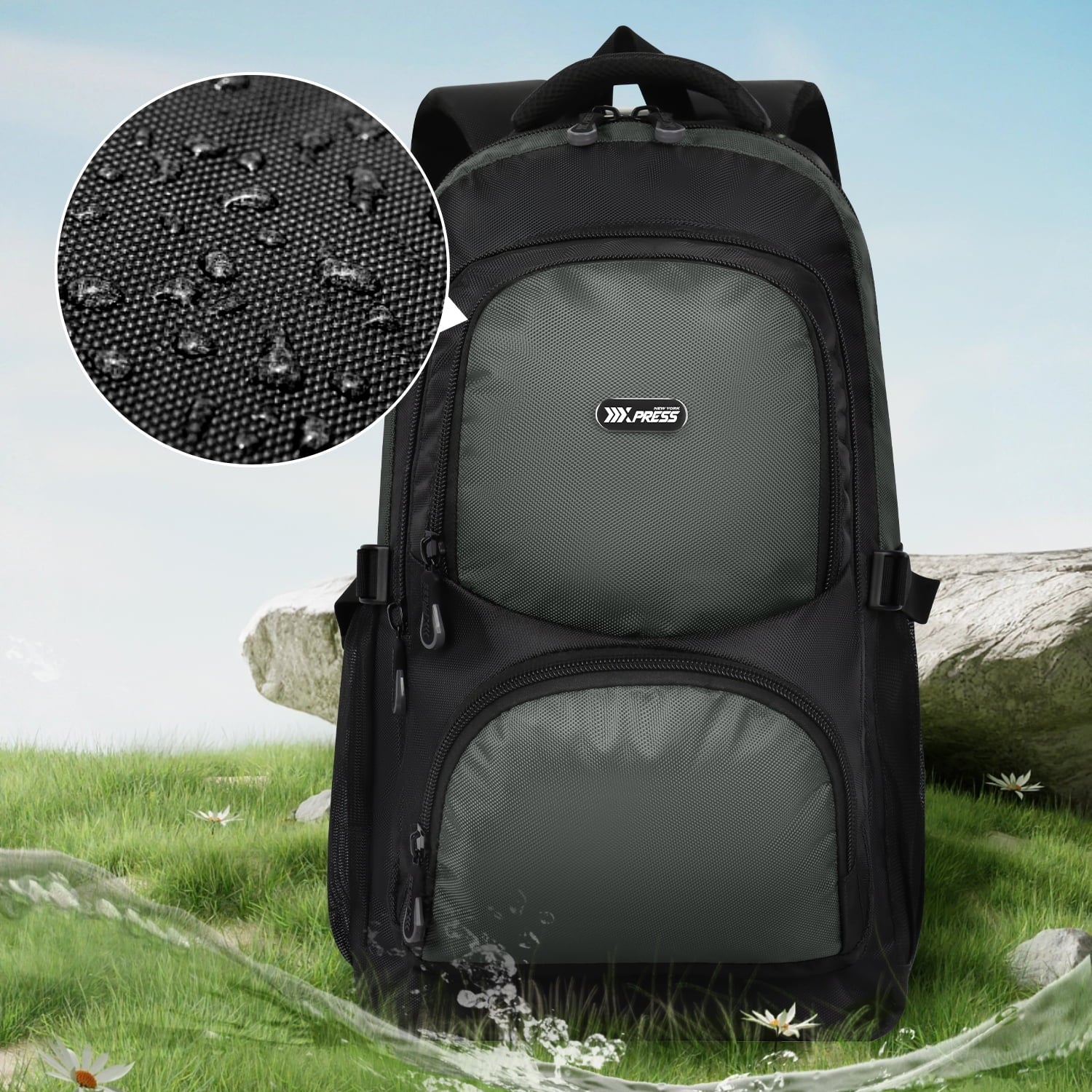 NEW YORK XPRESS B022 Travel Backpack, Lightweight,  Water Resistant, 22"