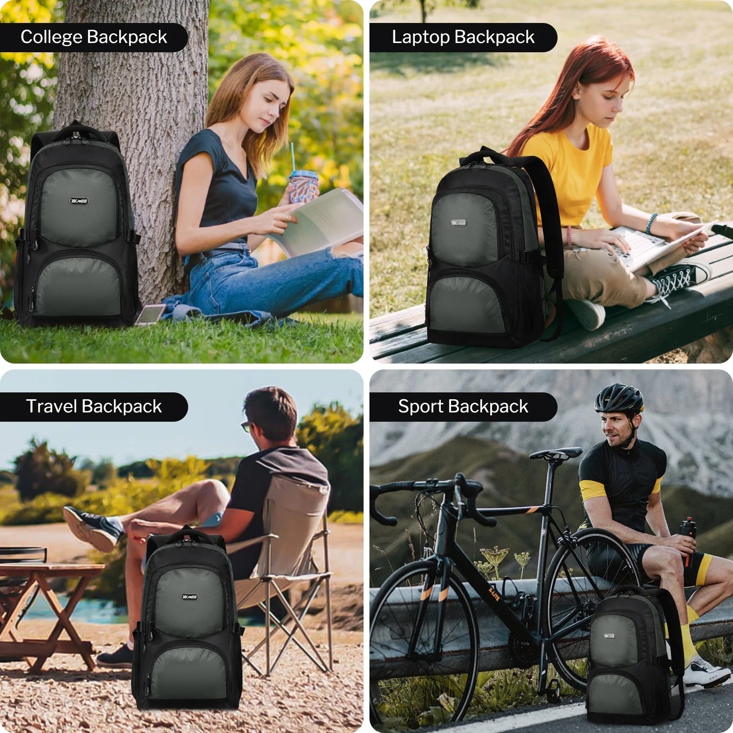 NEW YORK XPRESS B022 Travel Backpack, Lightweight,  Water Resistant, 22"