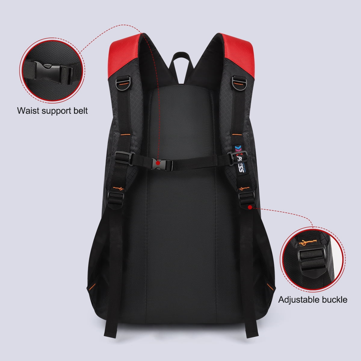 NEW YORK XPRESS BP-06512 Extra Large 50L, Travel Backpack, with Multi-Pocket, 21"
