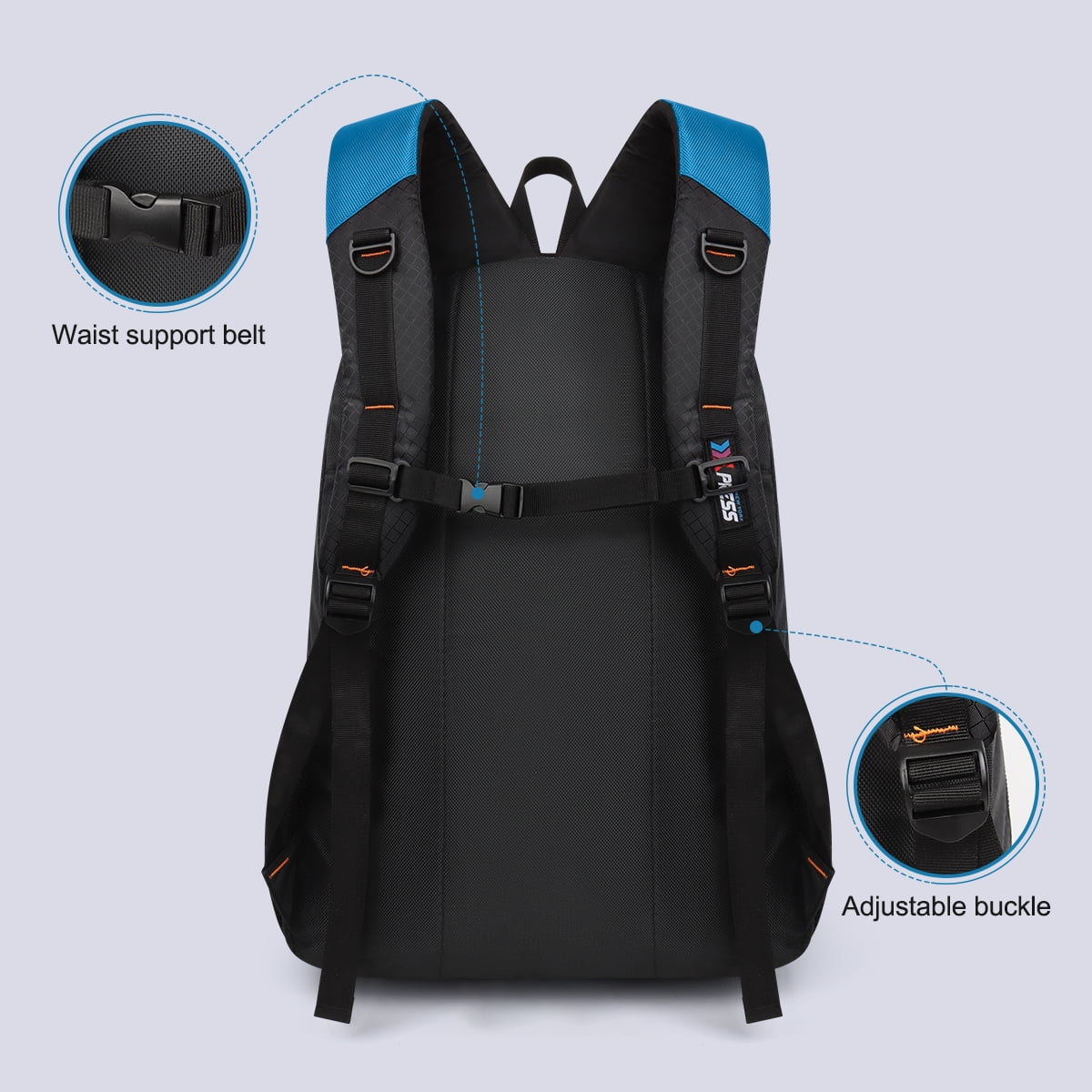 NEW YORK XPRESS BP-06512 Extra Large 50L, Travel Backpack, with Multi-Pocket, 21"