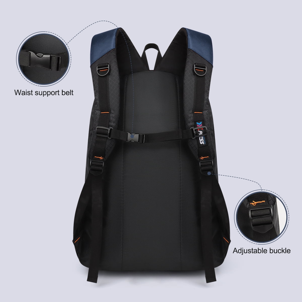 NEW YORK XPRESS BP-06512 Extra Large 50L, Travel Backpack, with Multi-Pocket, 21"