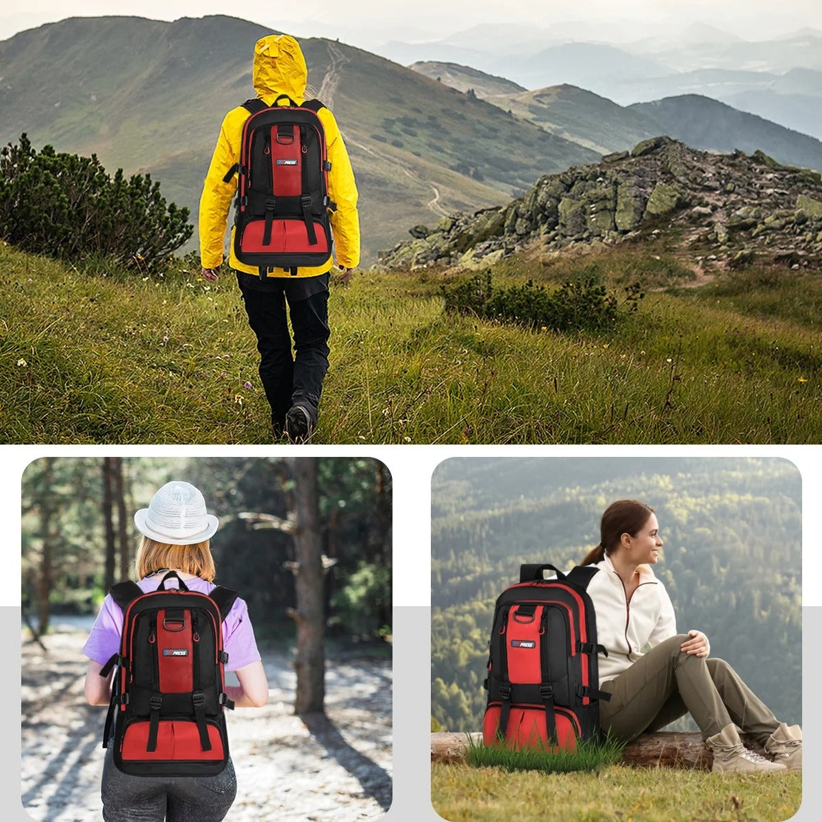 NEW YORK XPRESS A12 Travel Backpack with Multi-Pocket, 17.3 inch Laptop fit, Water Resistant 18"