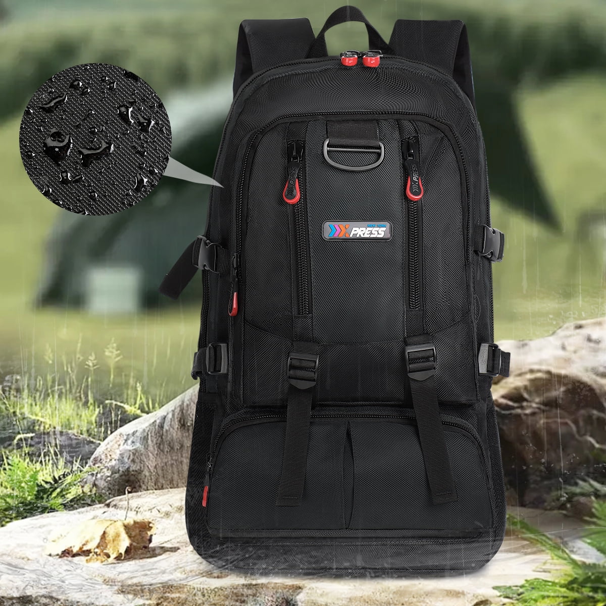 NEW YORK XPRESS A12 Travel Backpack with Multi-Pocket, 17.3 inch Laptop fit, Water Resistant 18"