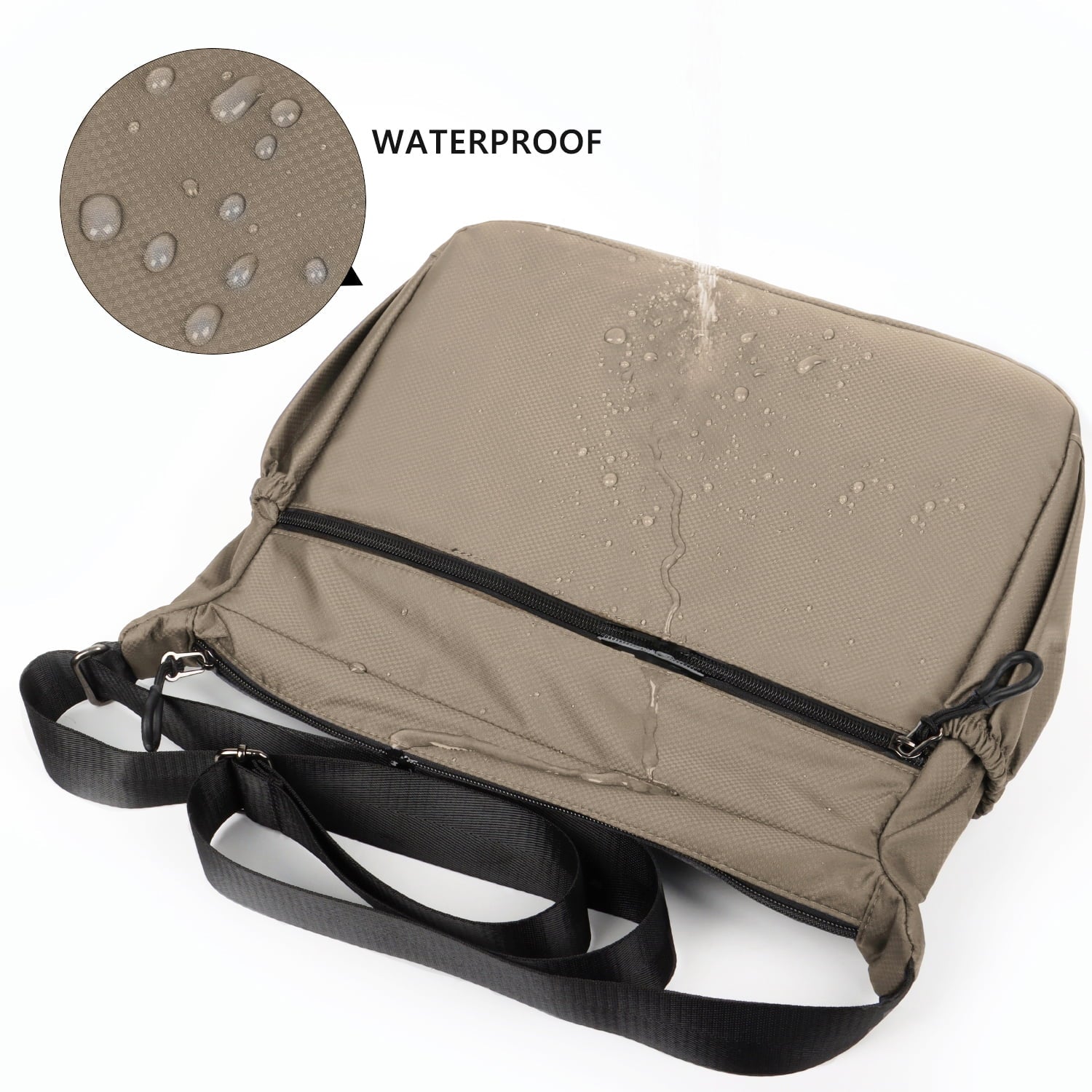 NEW YORK XPRESS Lightweight Crossbody Bag Water Resistant Multi Pocket Shoulder Handbag Casual Travel Purses and Handbags,Suitable for Men & Women