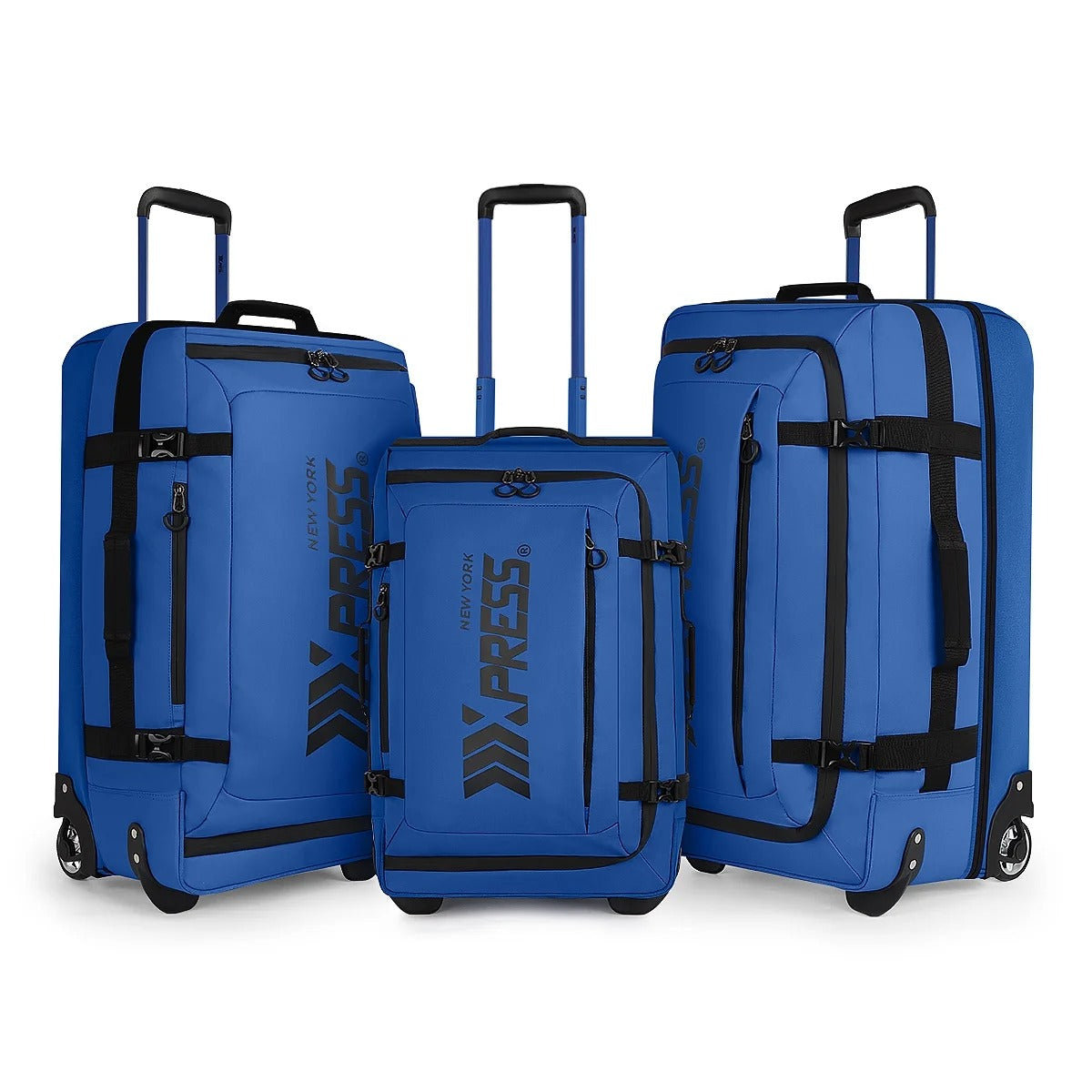 NEW YORK XPRESS TA-069-3PC Luggage, Waterproof Expandable, Soft Shell Suitcase (20", 26", 30")