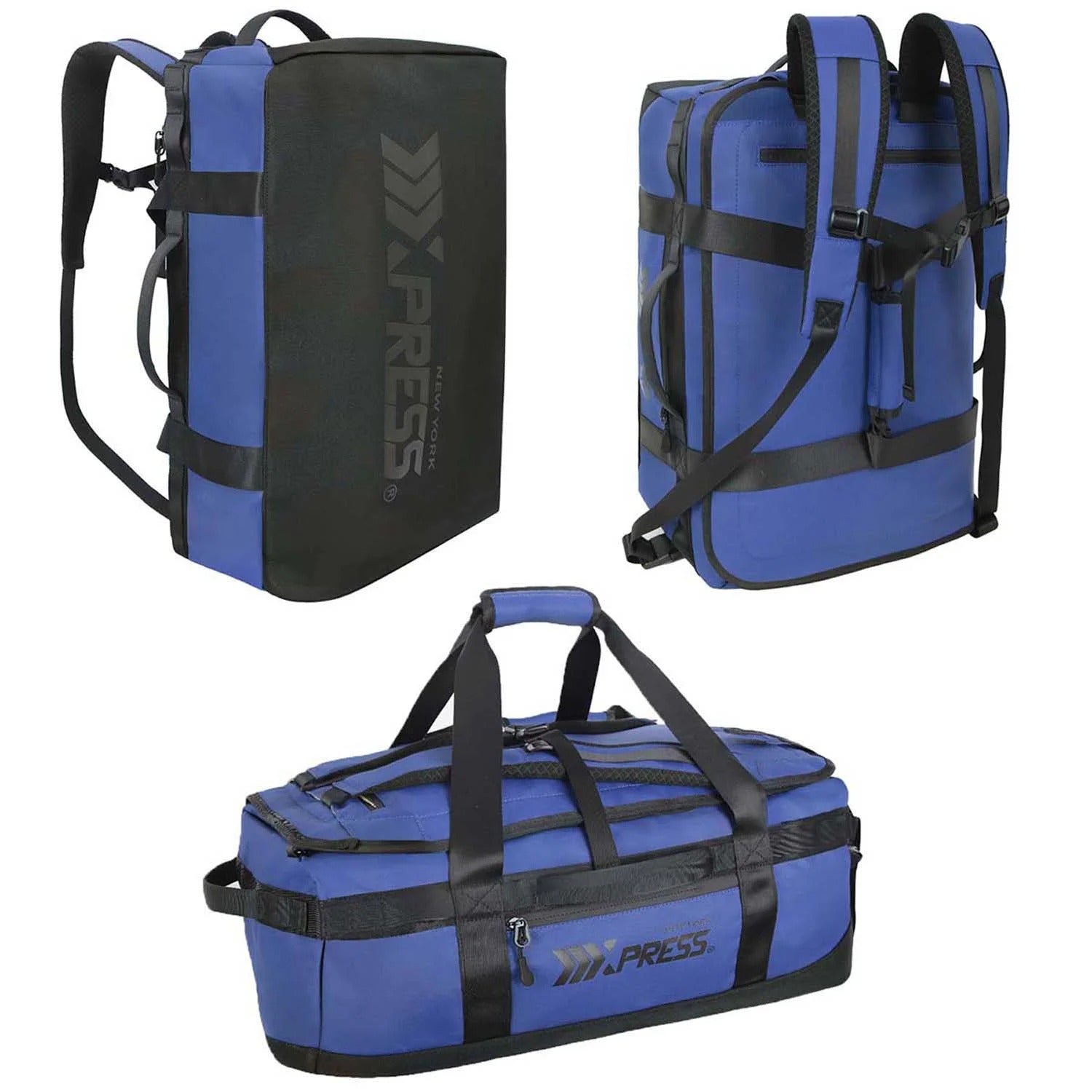 NEW YORK XPRESS LX737, 2-in-1 Travel Duffel Backpack, 21" Convertible with Straps, Heavy Duty Water-Resistant, 40L