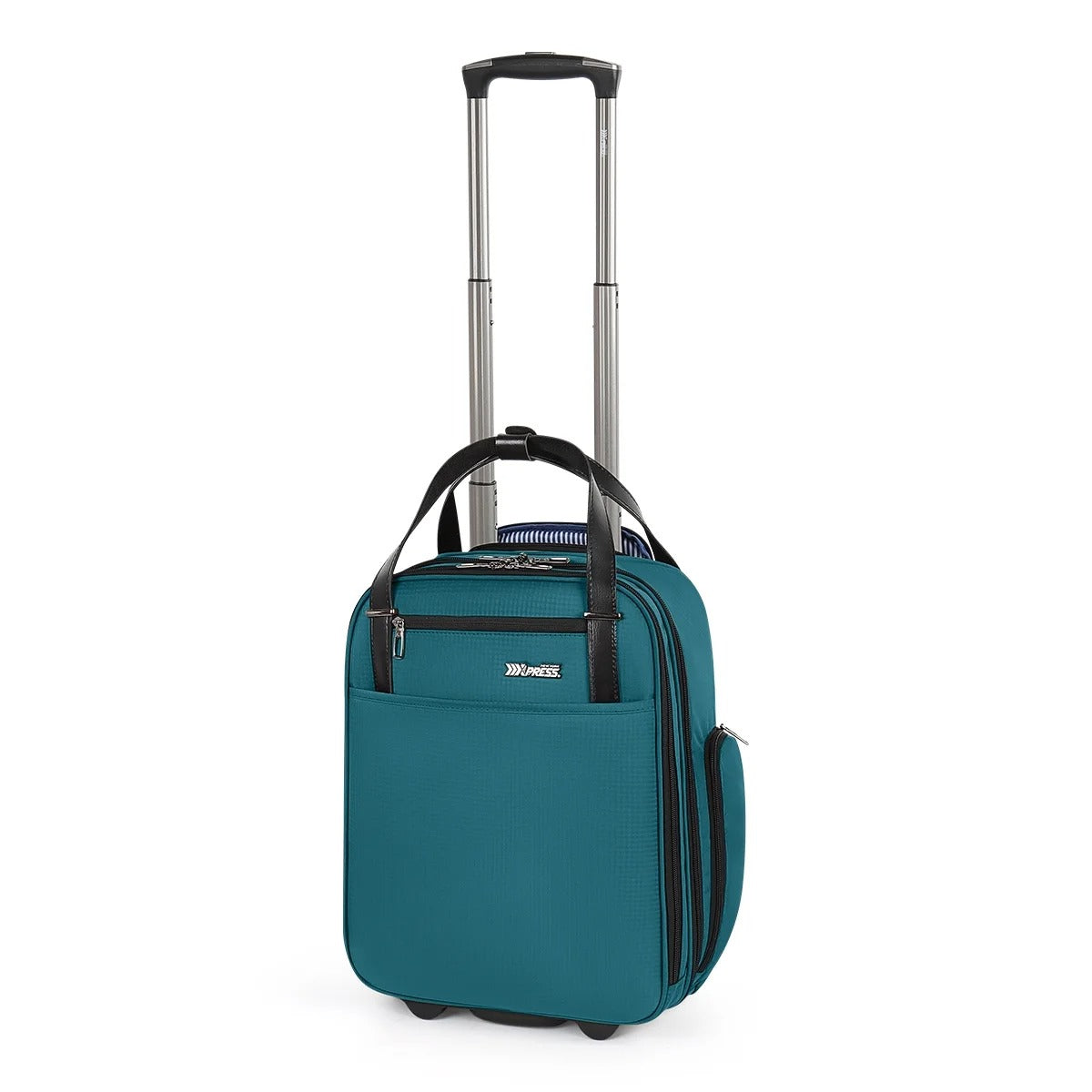NEW YORK XPRESS XJ-5011 Underseat Soft Carry On Luggage, Rolling Wheels, Lightweight Travel Bag, 16"