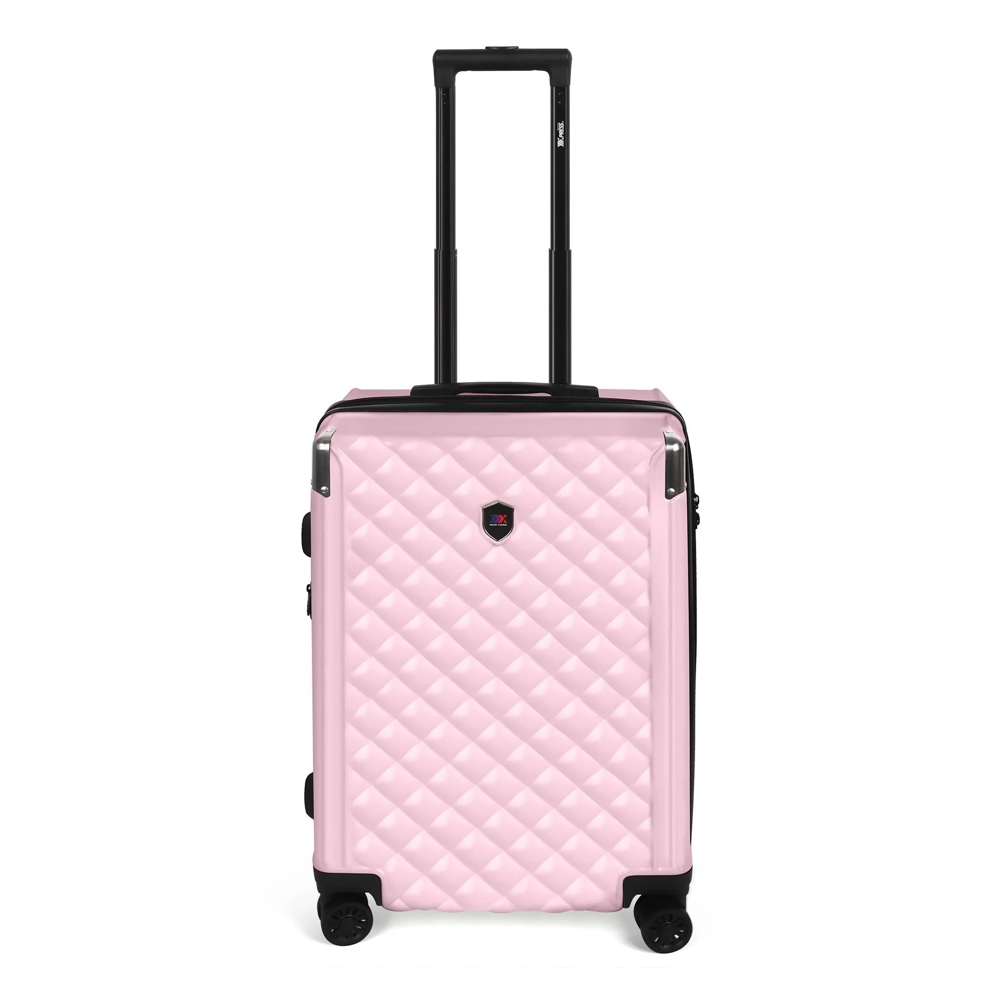 NEW YORK XPRESS WD-576 ABS Hard-shell Expandable Suitcase with Spinner Wheels and TSA Lock