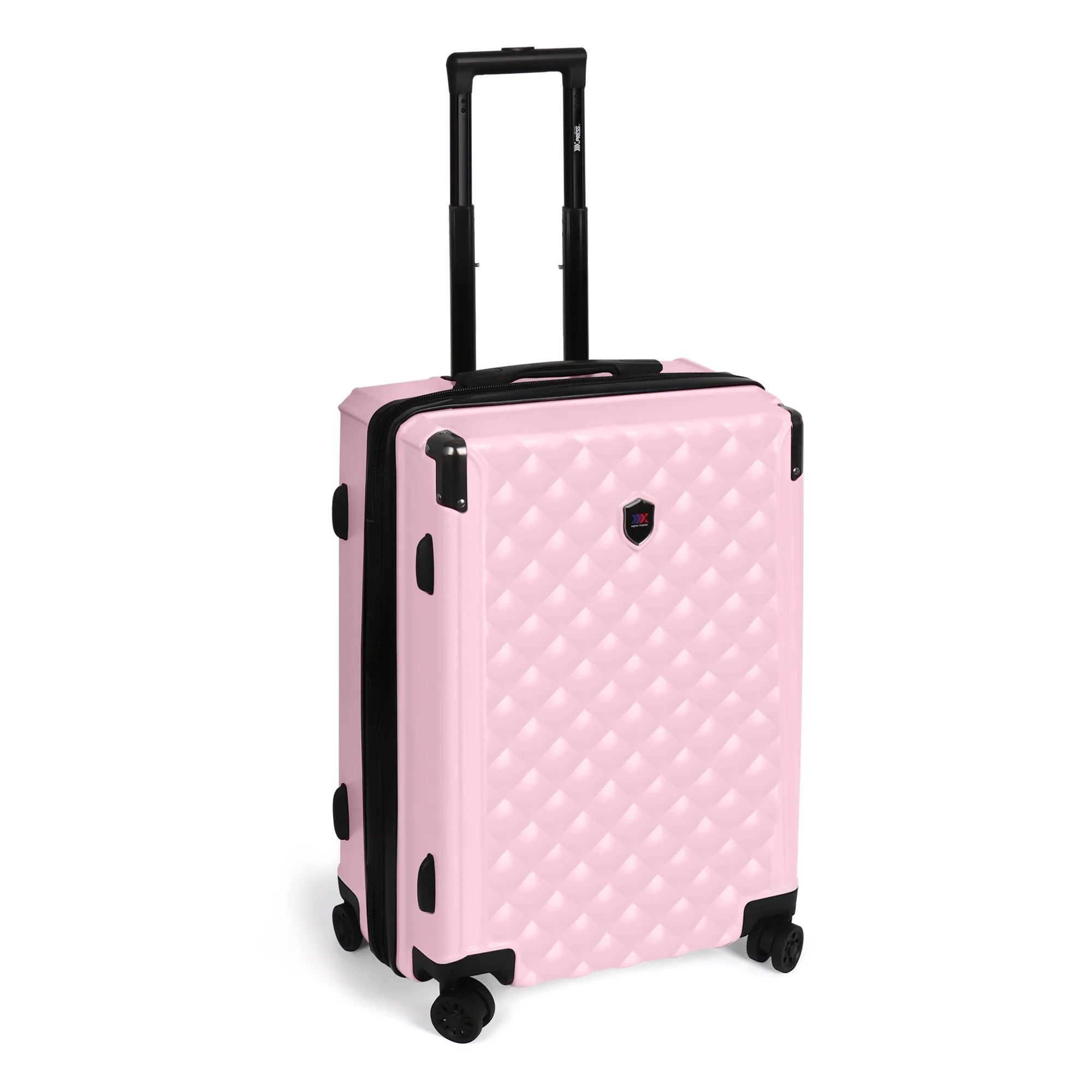 NEW YORK XPRESS WD-576 ABS Hard-shell Expandable Suitcase with Spinner Wheels and TSA Lock