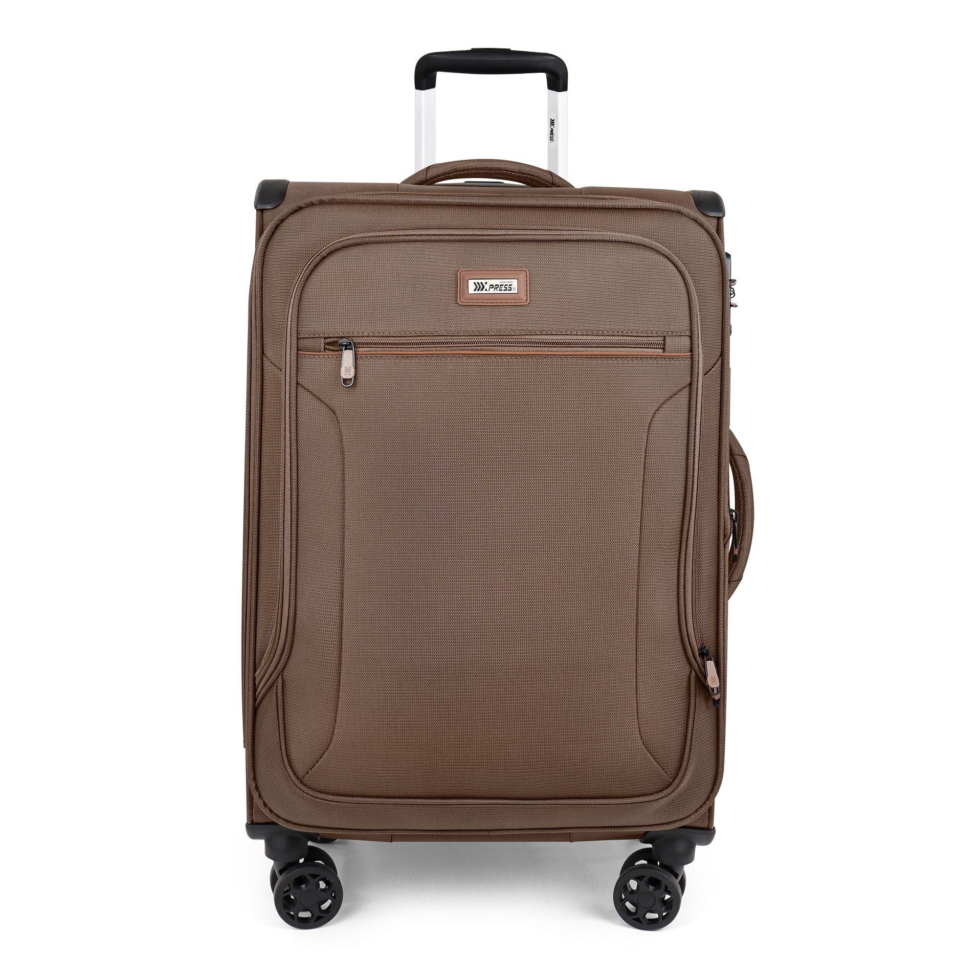NEW YORK XPRESS XJ-1907 Expandable Soft Shell Spinner Suitcase with TSA Lock, Durable Lightweight Travel Case