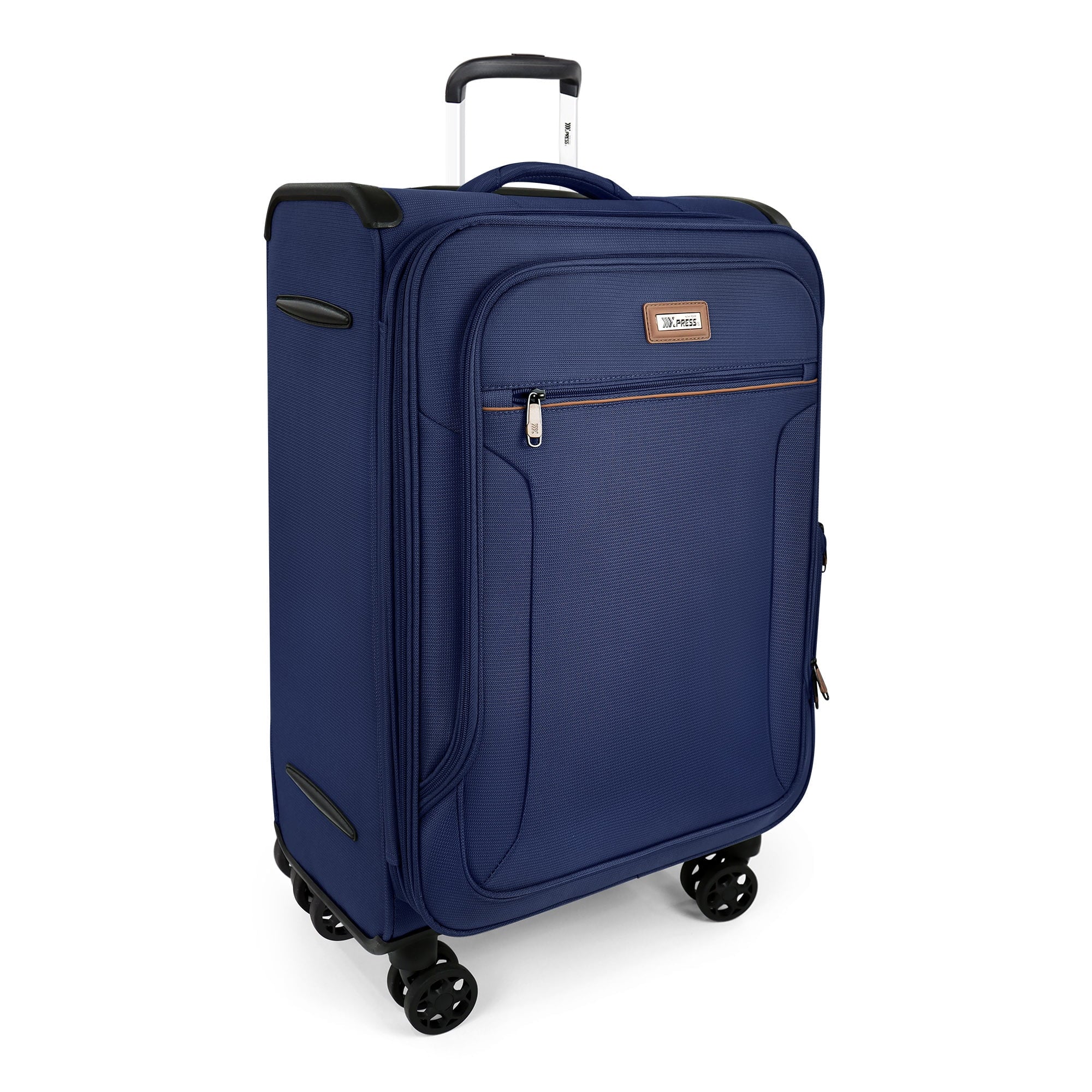 NEW YORK XPRESS XJ-1907 Expandable Soft Shell Spinner Suitcase with TSA Lock, Durable Lightweight Travel Case